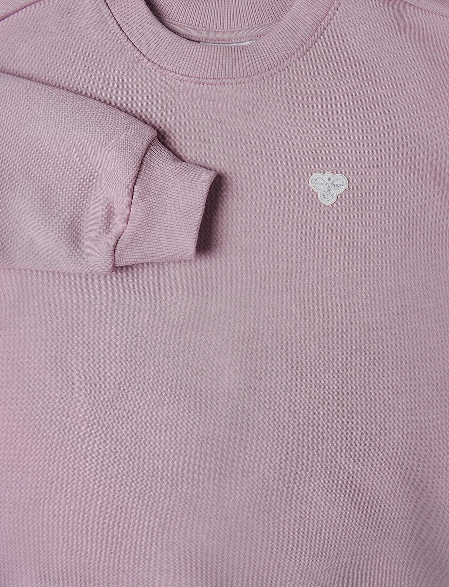 Hummel - hmlJR LOOSE CREWNECK BEE - dressipluusid - sea fog - 2