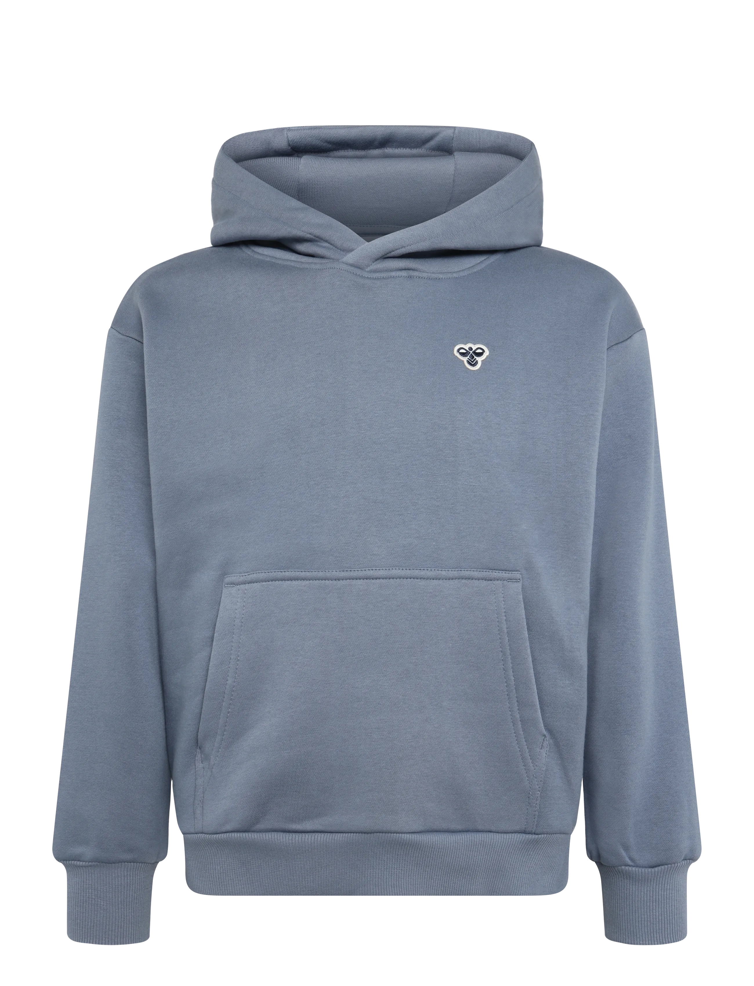 Hummel hmlJR LOOSE HOODIE BEE - Kläder - FLINT STONE / blue