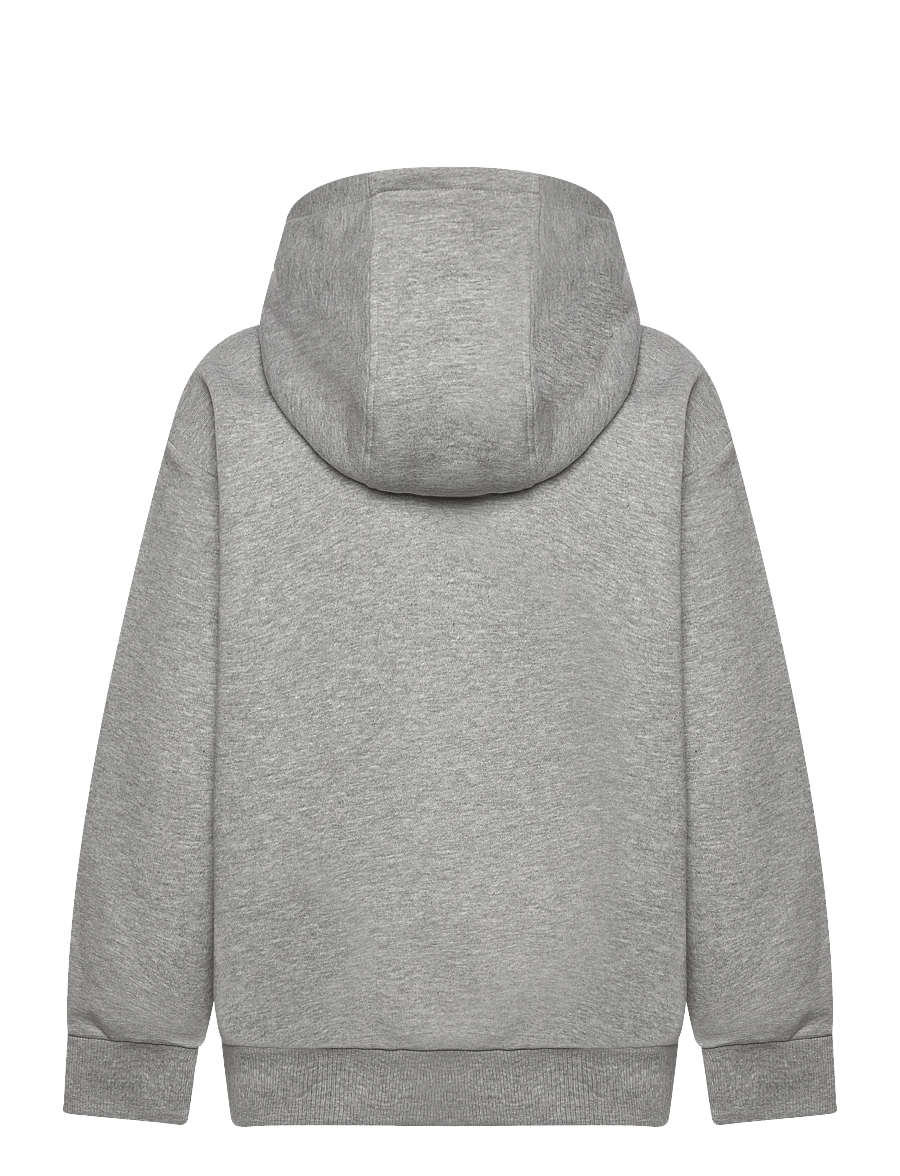 Hummel - hmlJR LOOSE HOODIE BEE - hoodies - grey melange - 1