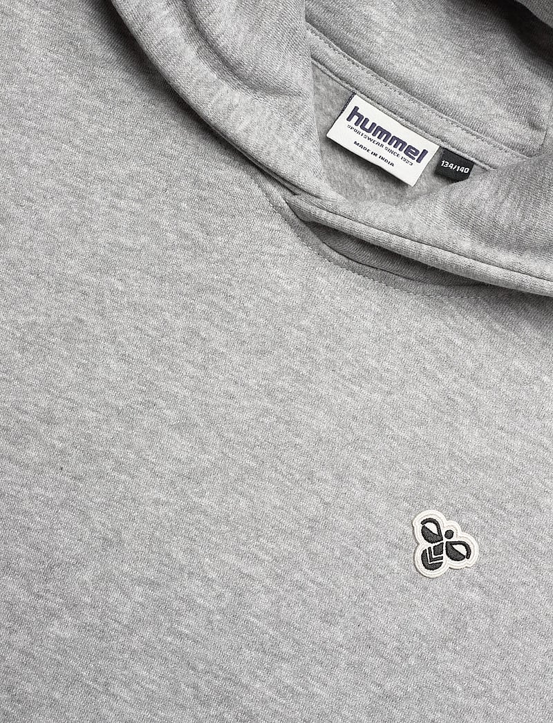 Hummel - hmlJR LOOSE HOODIE BEE - hættetrøjer - grey melange - 2