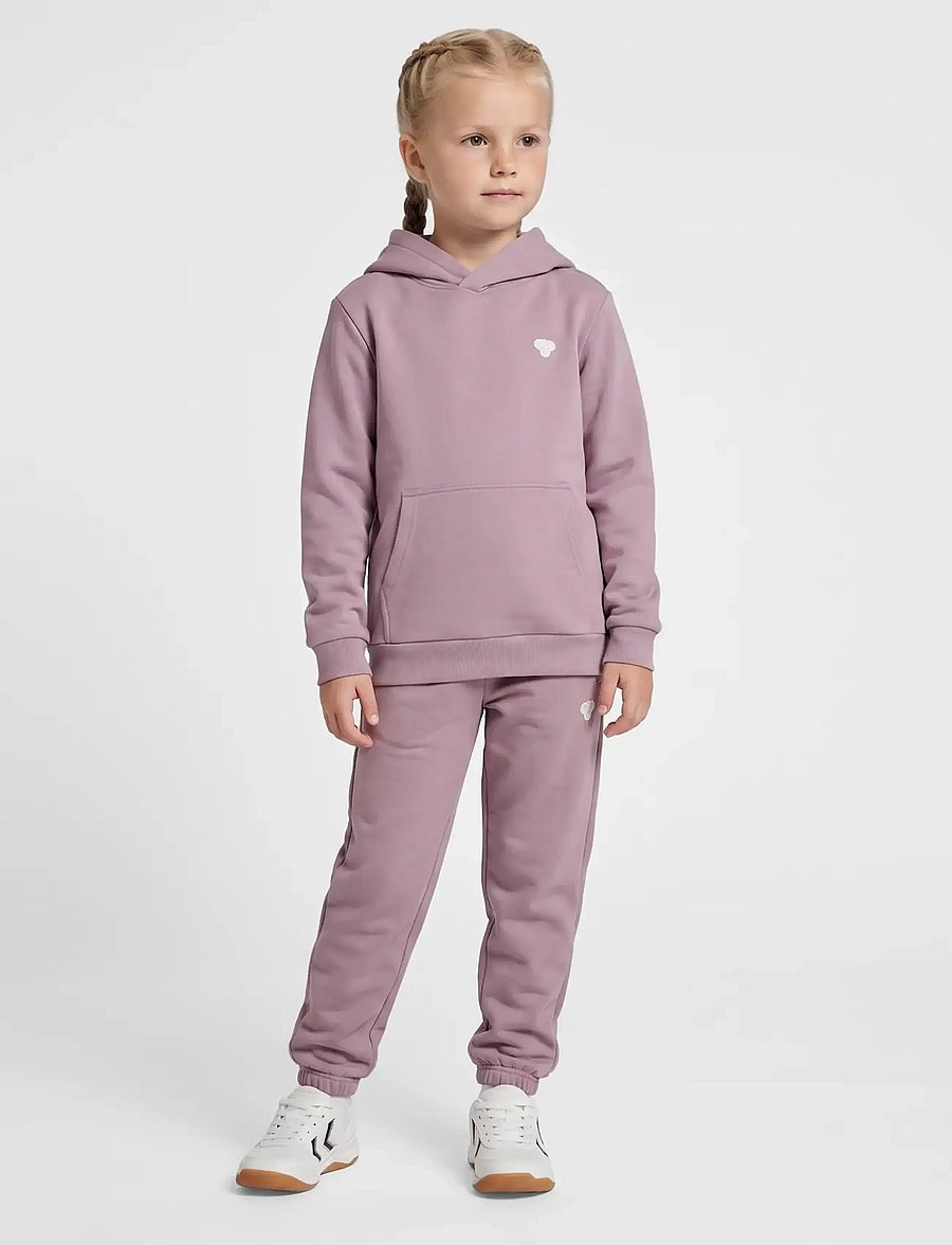 Hummel - hmlJR LOOSE HOODIE BEE - kapuzenpullover - sea fog - 0