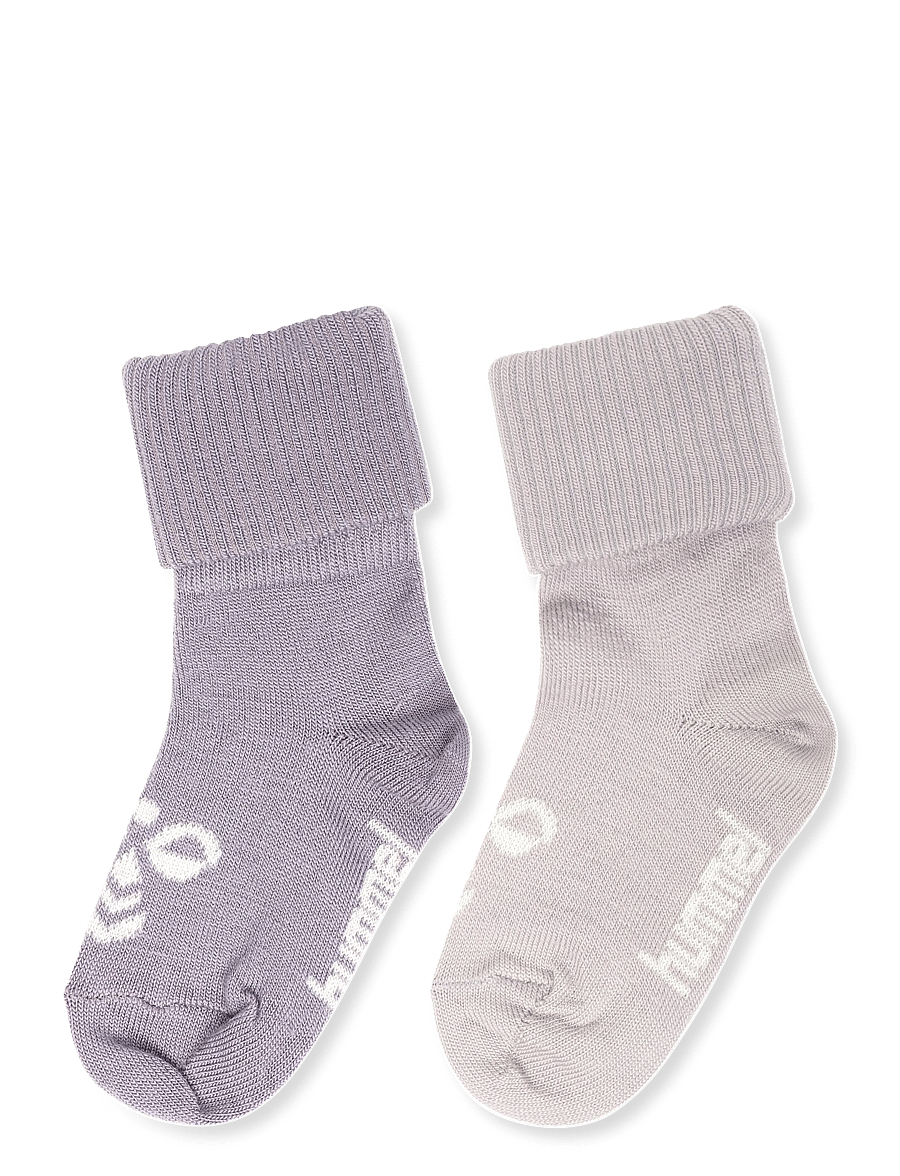Hummel - hmlMINI WOOL 2-PACK SOCKS - baby-socken - gray ridge/cloud gray - 1