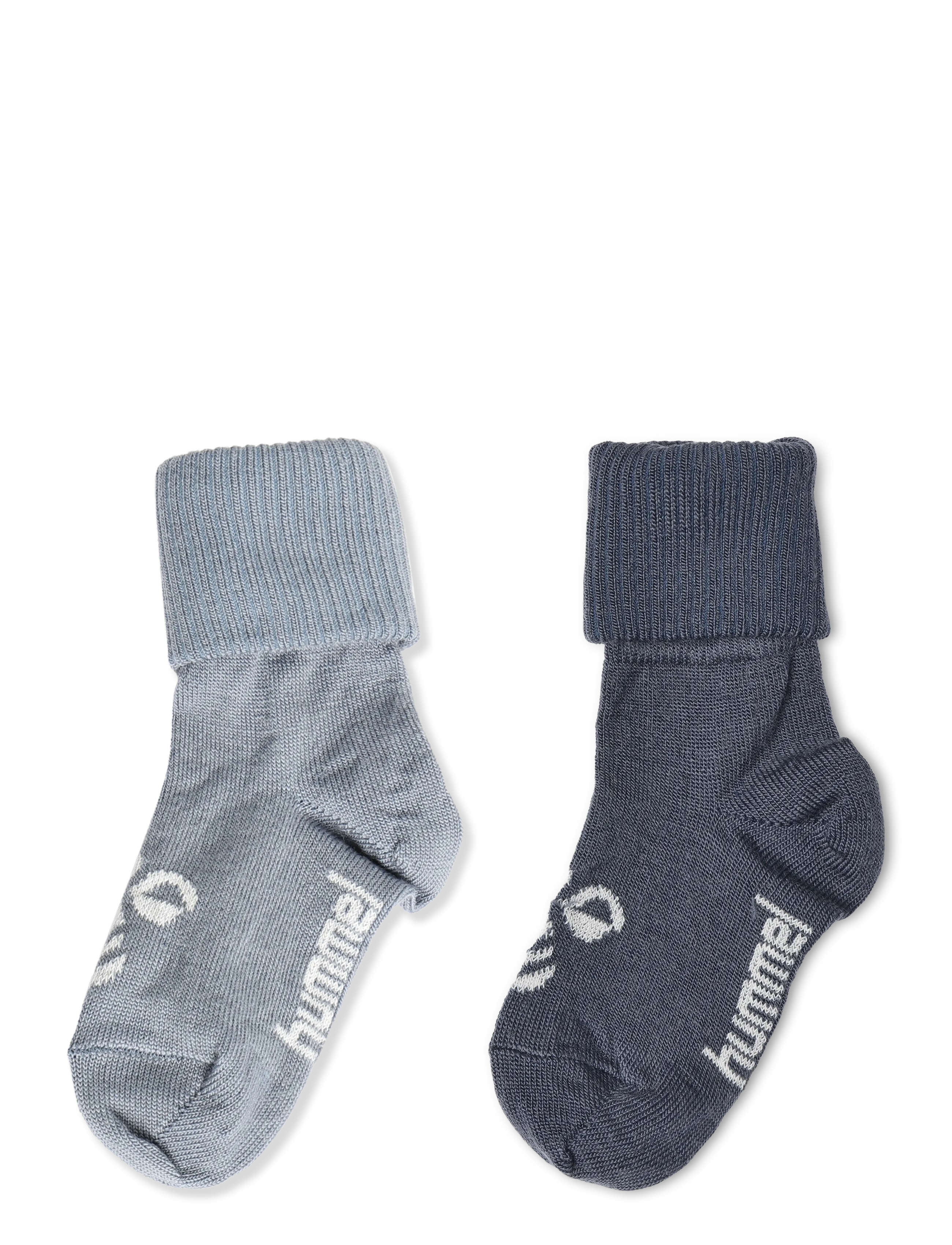 Hummel - hmlMINI WOOL 2-PACK SOCKS - babysokker - ombre blue/flint stone - 1