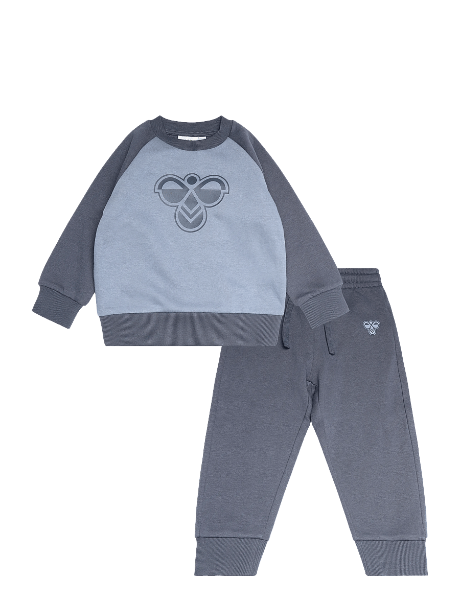 Hummel - hmlMINI REG BUMBLE SET - sportanzüge - ombre blue - 0