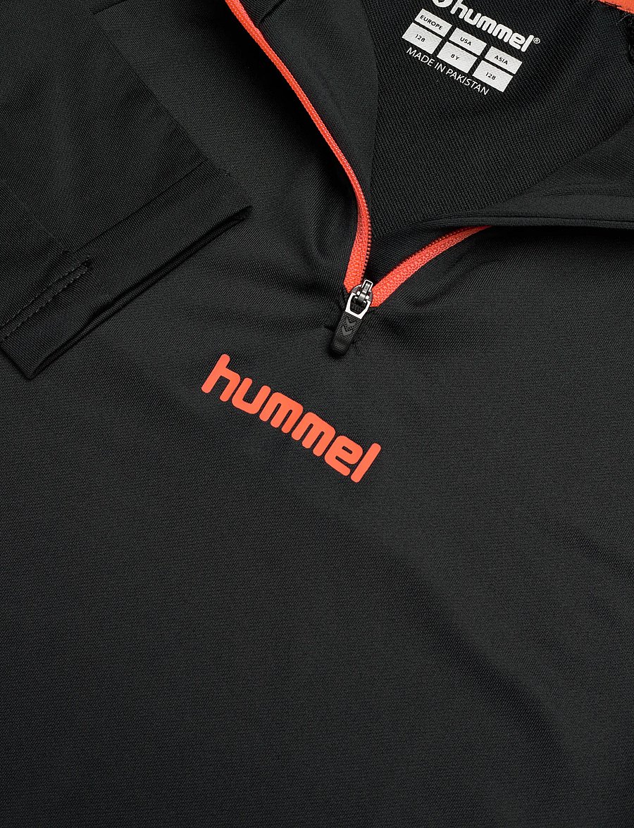 Hummel - hmlBLAZE PRO TRAINING HALF ZIP KIDS - langärmelig - black/orange - 2