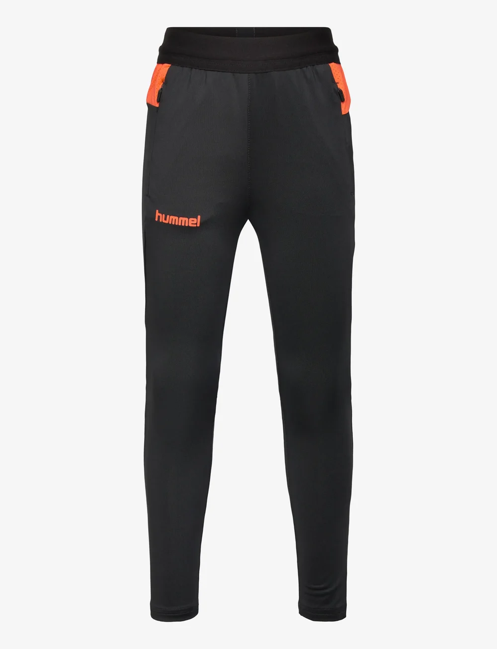Hummel - hmlBLAZE PRO TRAINING PANTS KIDS - trainingshosen - black/orange - 0