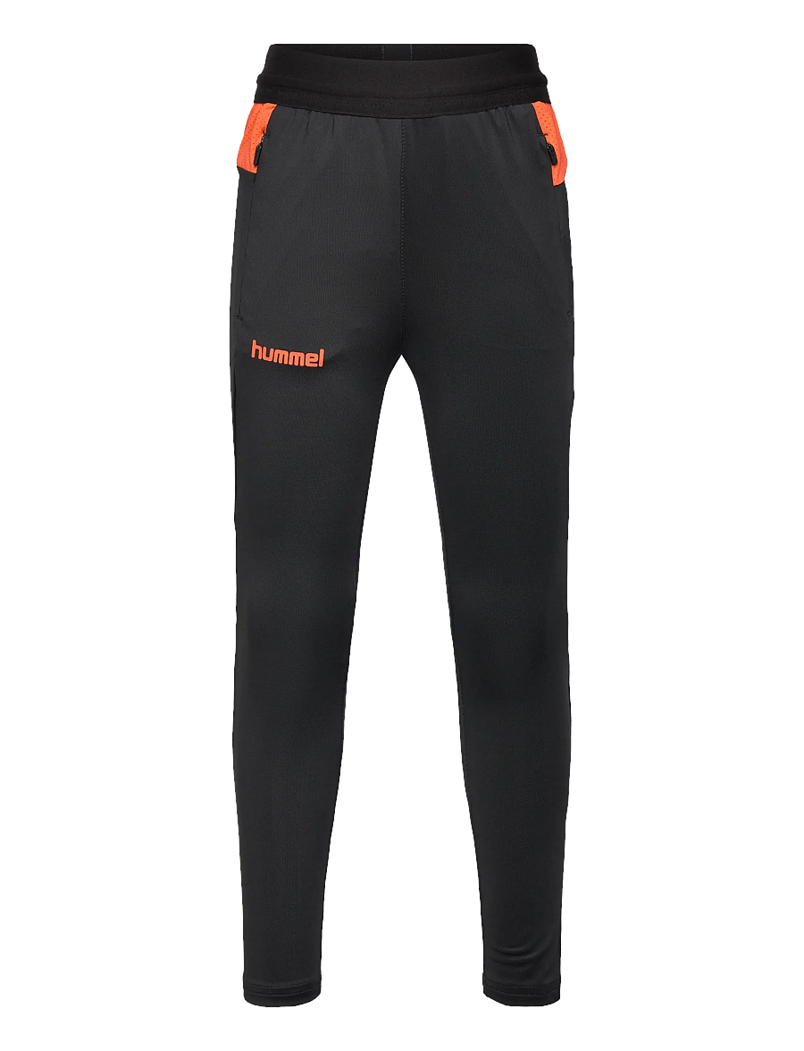 Hummel - hmlBLAZE PRO TRAINING PANTS KIDS - black/orange - 0
