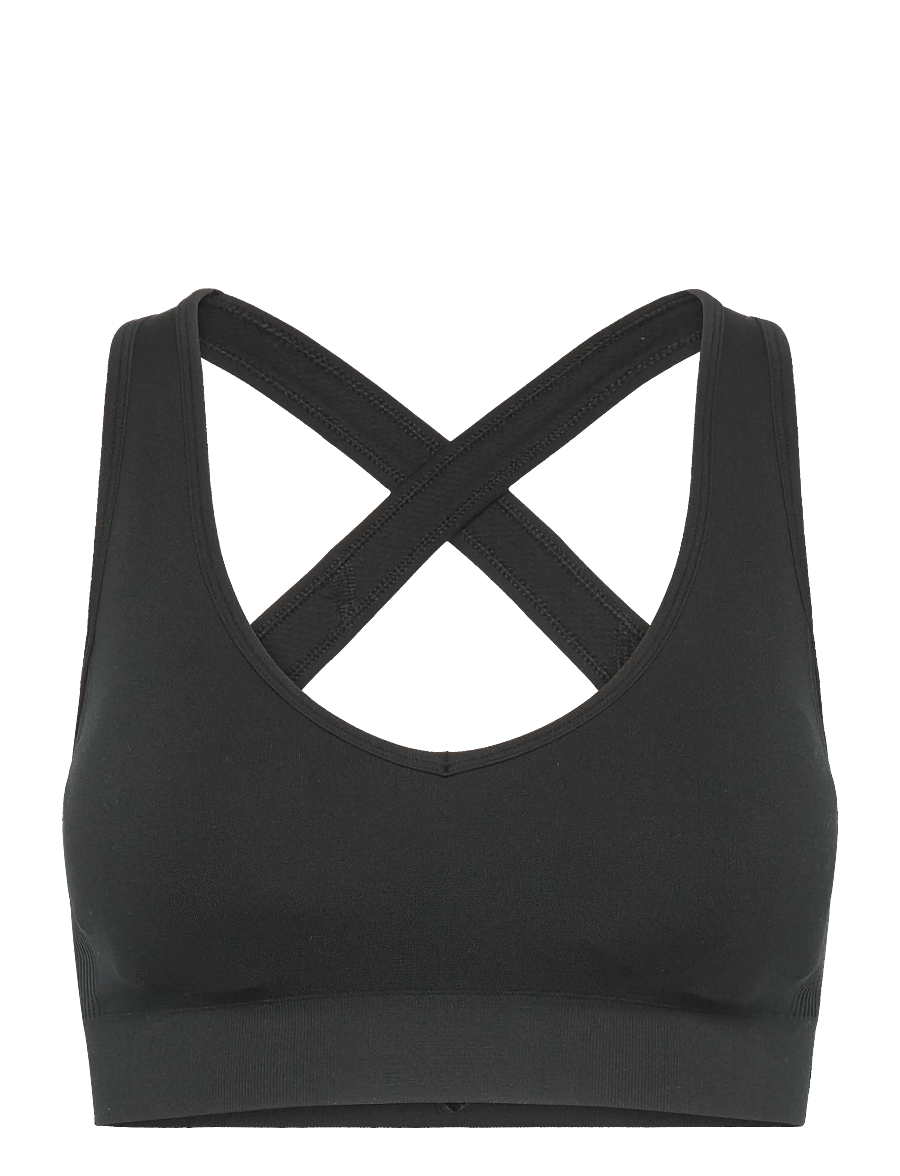Hummel - hmlHIIT SEAMLESS V SHAPE PADDED BRA - sports-bh'er - black - 0