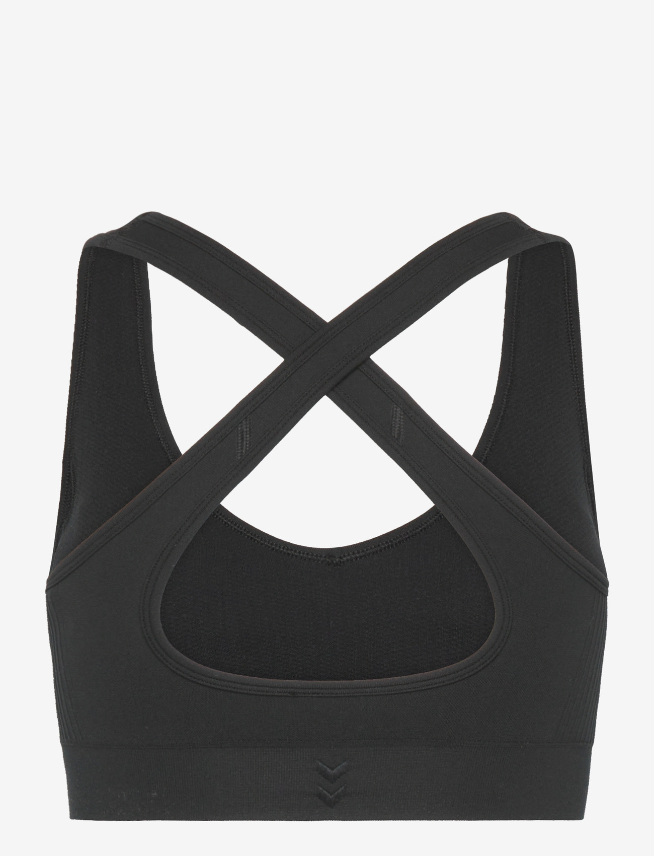 Hummel - hmlHIIT SEAMLESS V SHAPE PADDED BRA - spordirinnahoidjad - black - 1