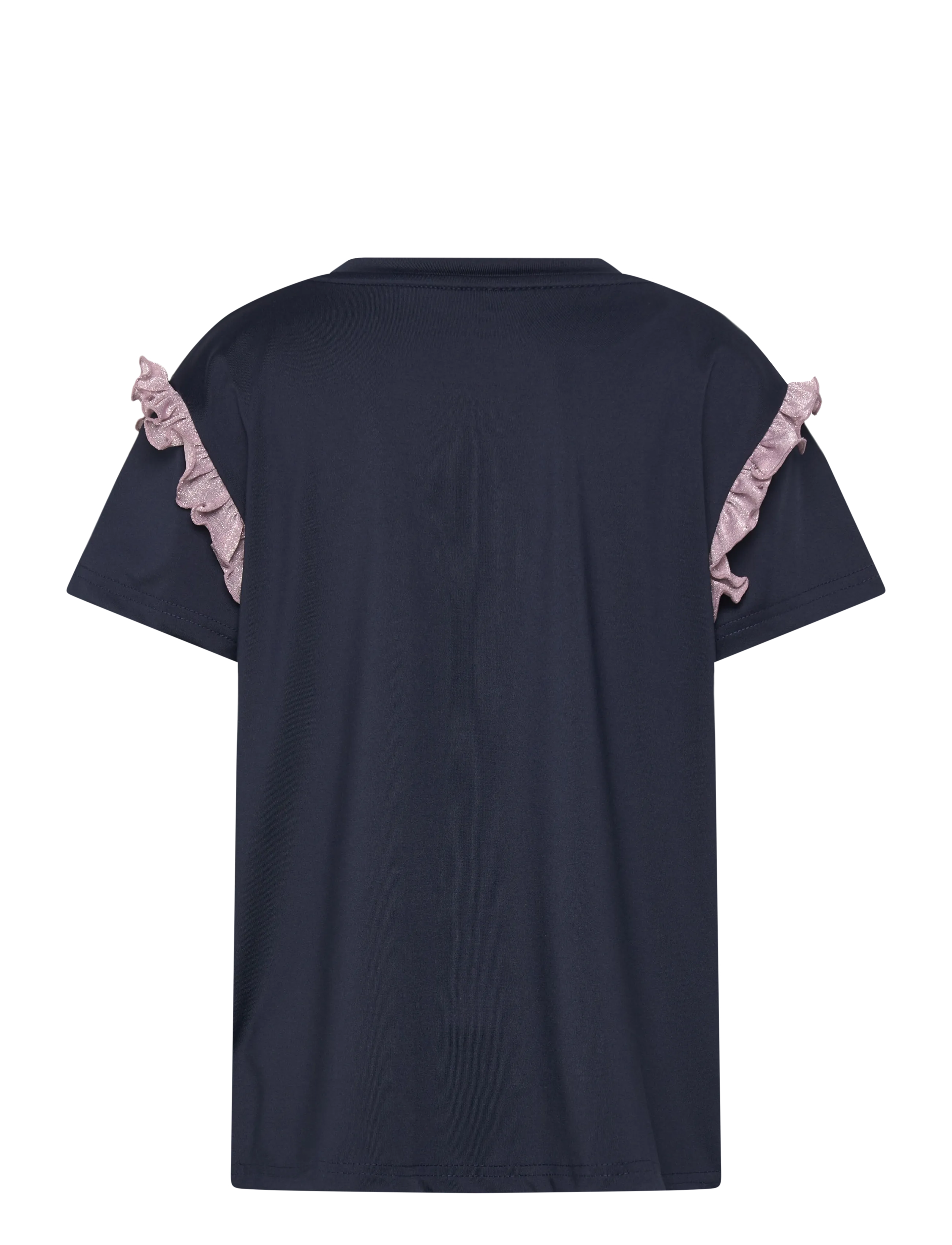 Hummel - hmlJR MIX GLITTER T-SHIRT S/S - kurzärmelig - black iris - 1