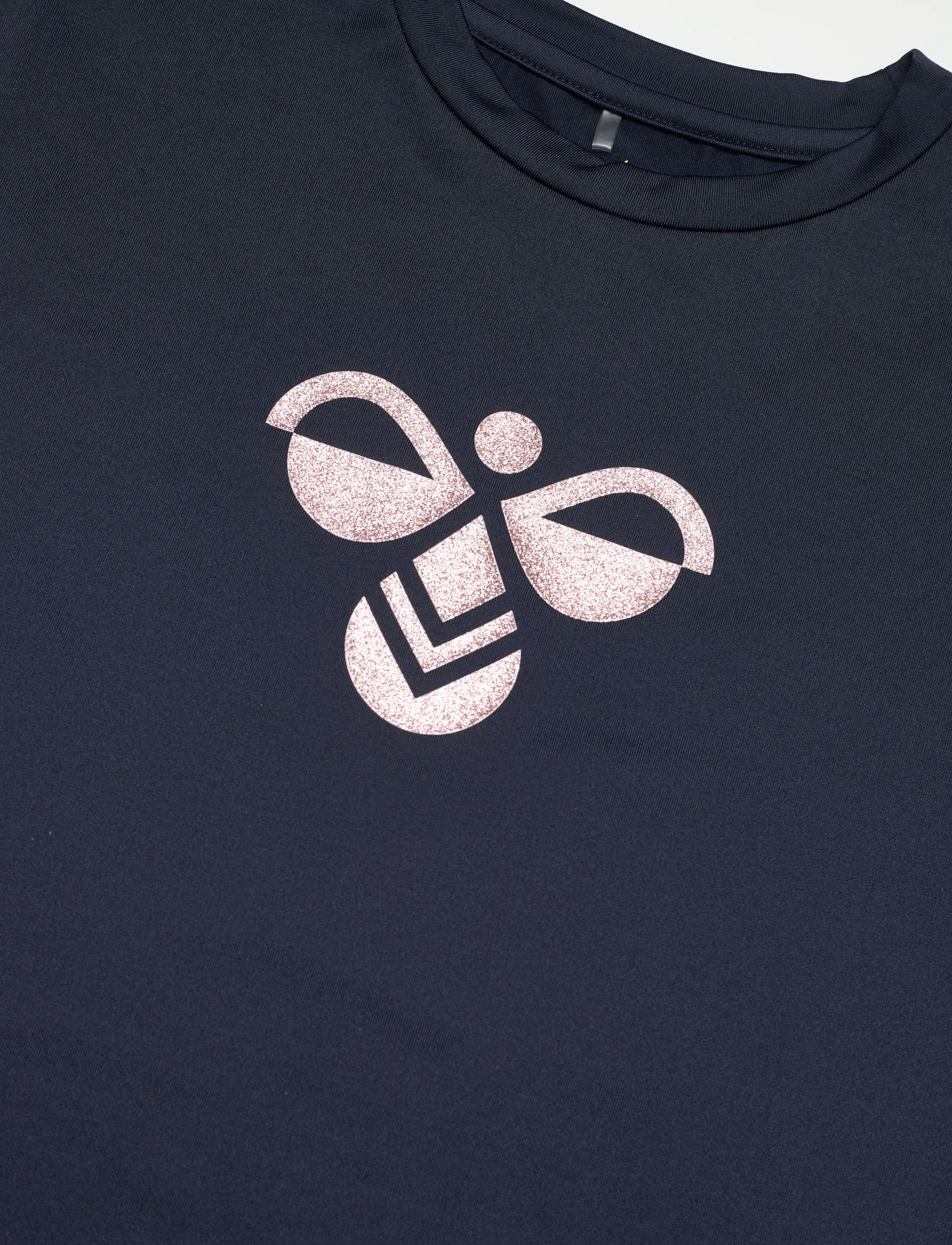 Hummel - hmlJR MIX GLITTER T-SHIRT S/S - kurzärmelig - black iris - 2