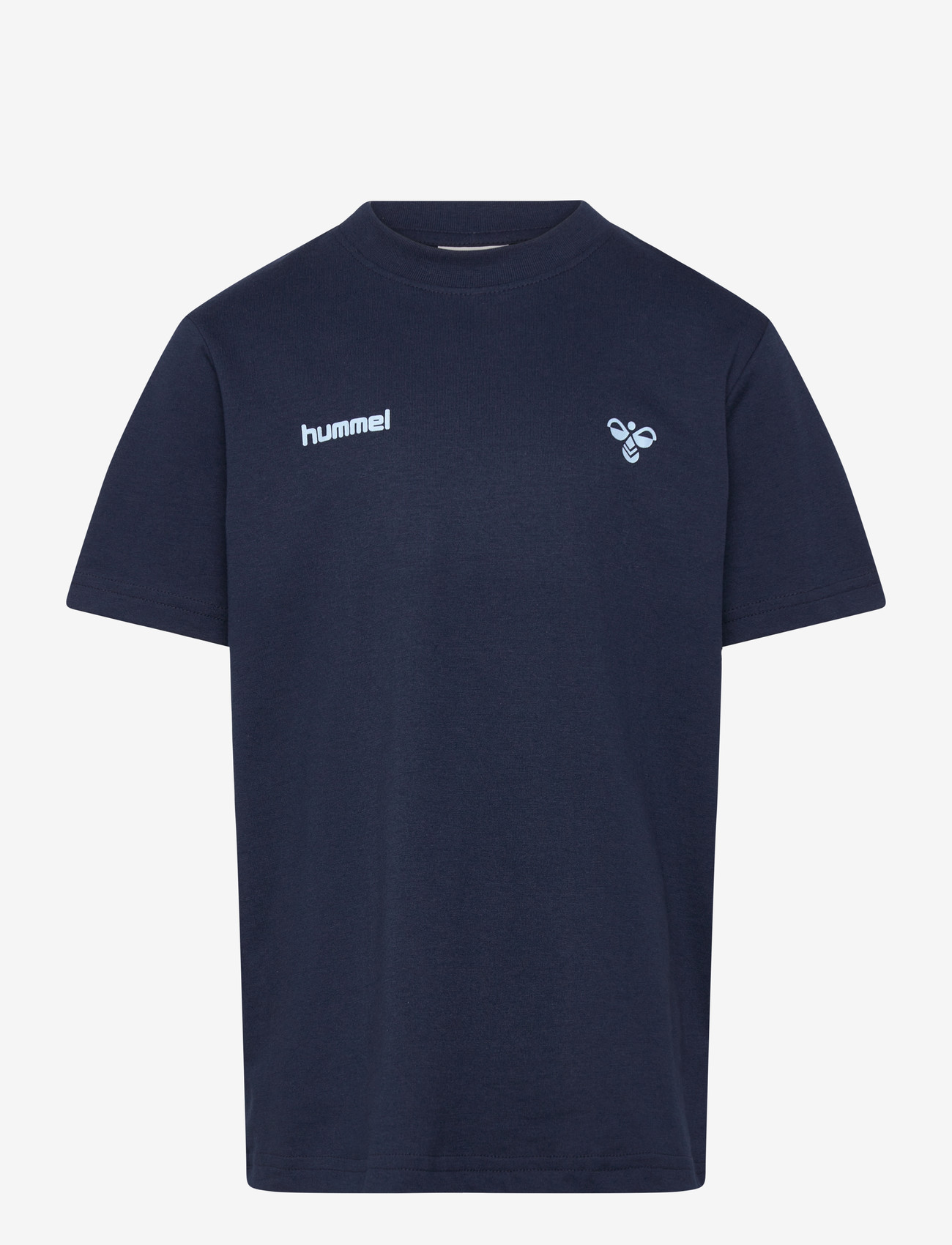 Hummel - hmlJR GRAPHIC T-SHIRT S/S - sportstoppe - dress blues - 0