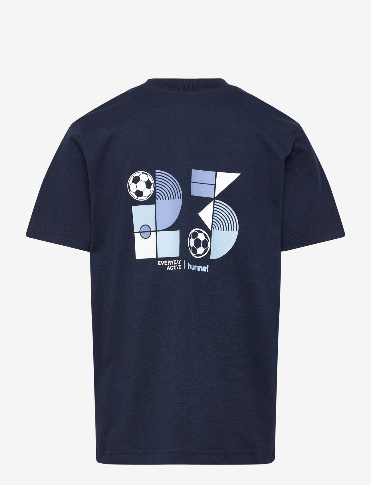 Hummel - hmlJR GRAPHIC T-SHIRT S/S - sportstoppe - dress blues - 1