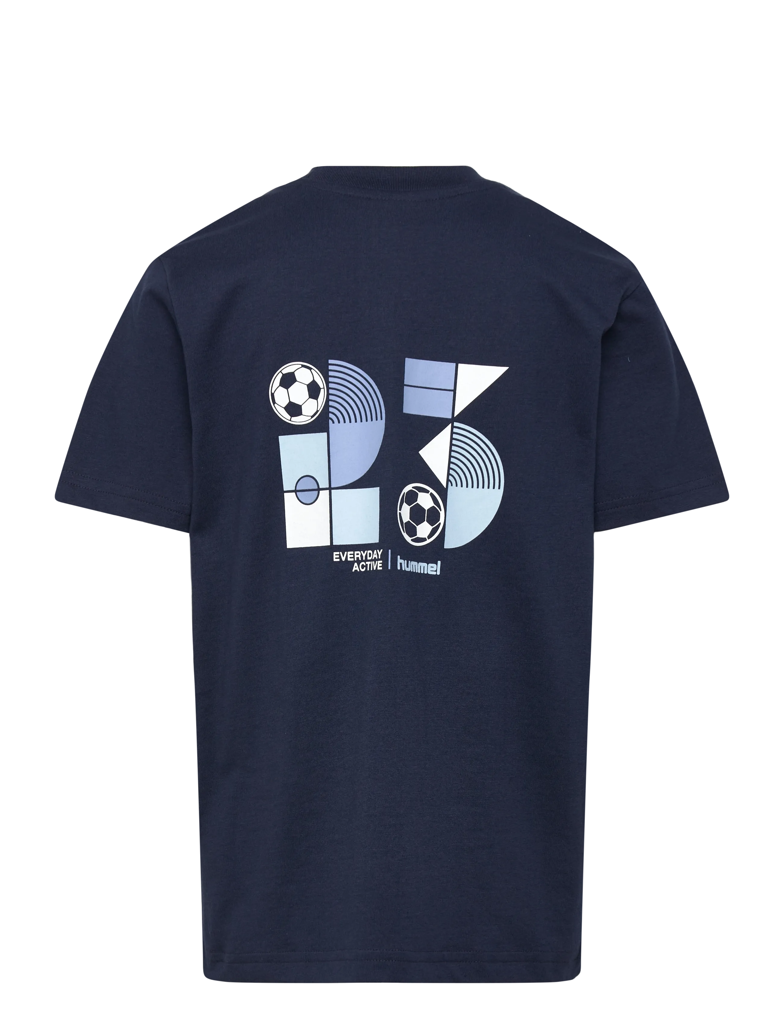 Hummel - hmlJR GRAPHIC T-SHIRT S/S - Íþróttatoppar - dress blues - 1