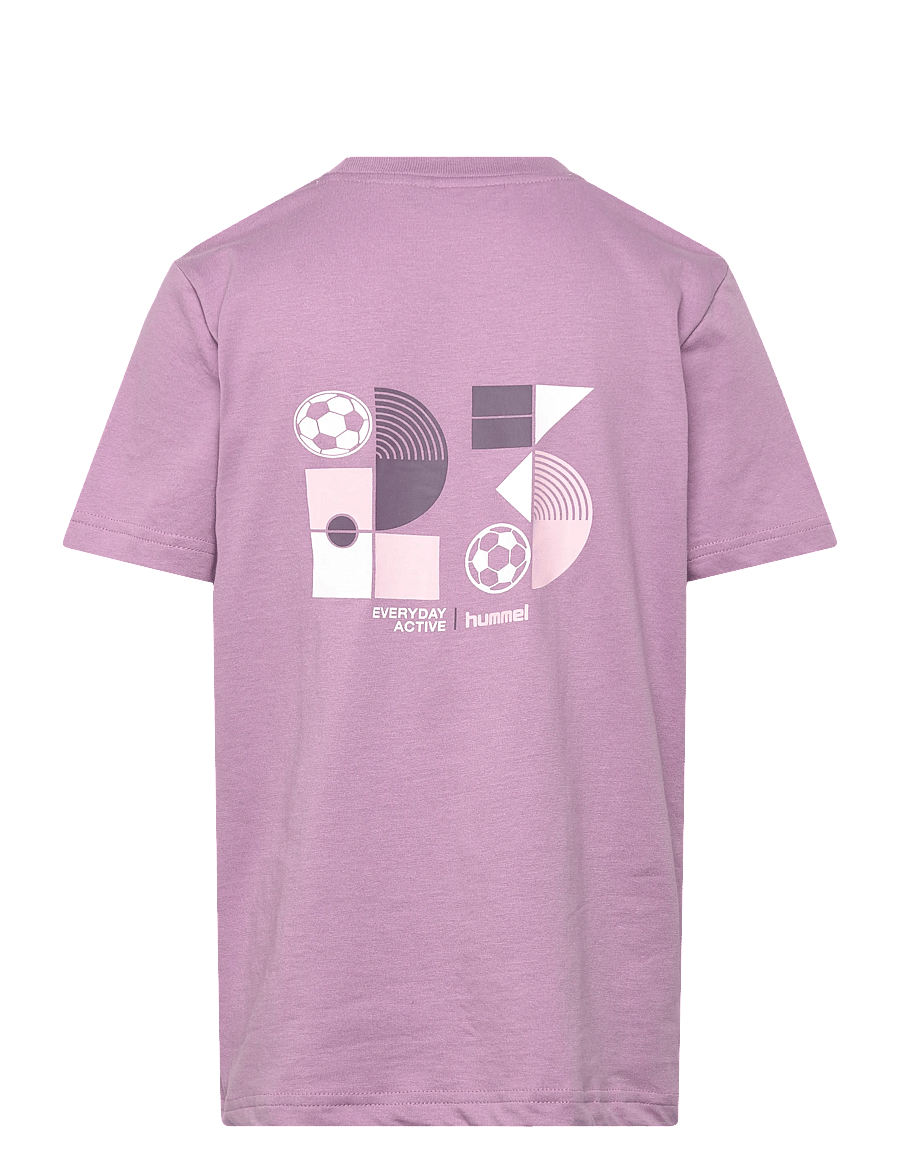 Hummel - hmlJR GRAPHIC T-SHIRT S/S - sporttoppar - lavender mist - 1