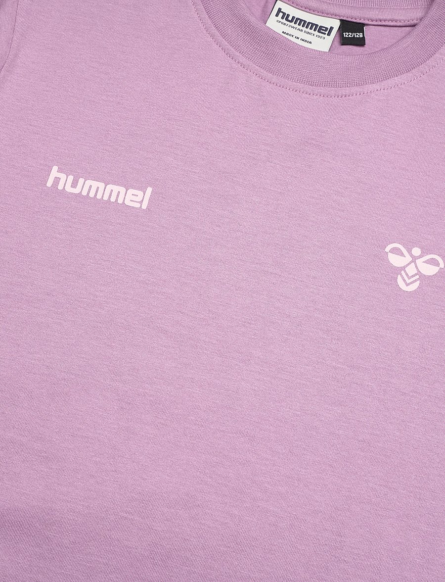 Hummel - hmlJR GRAPHIC T-SHIRT S/S - sporttoppar - lavender mist - 2