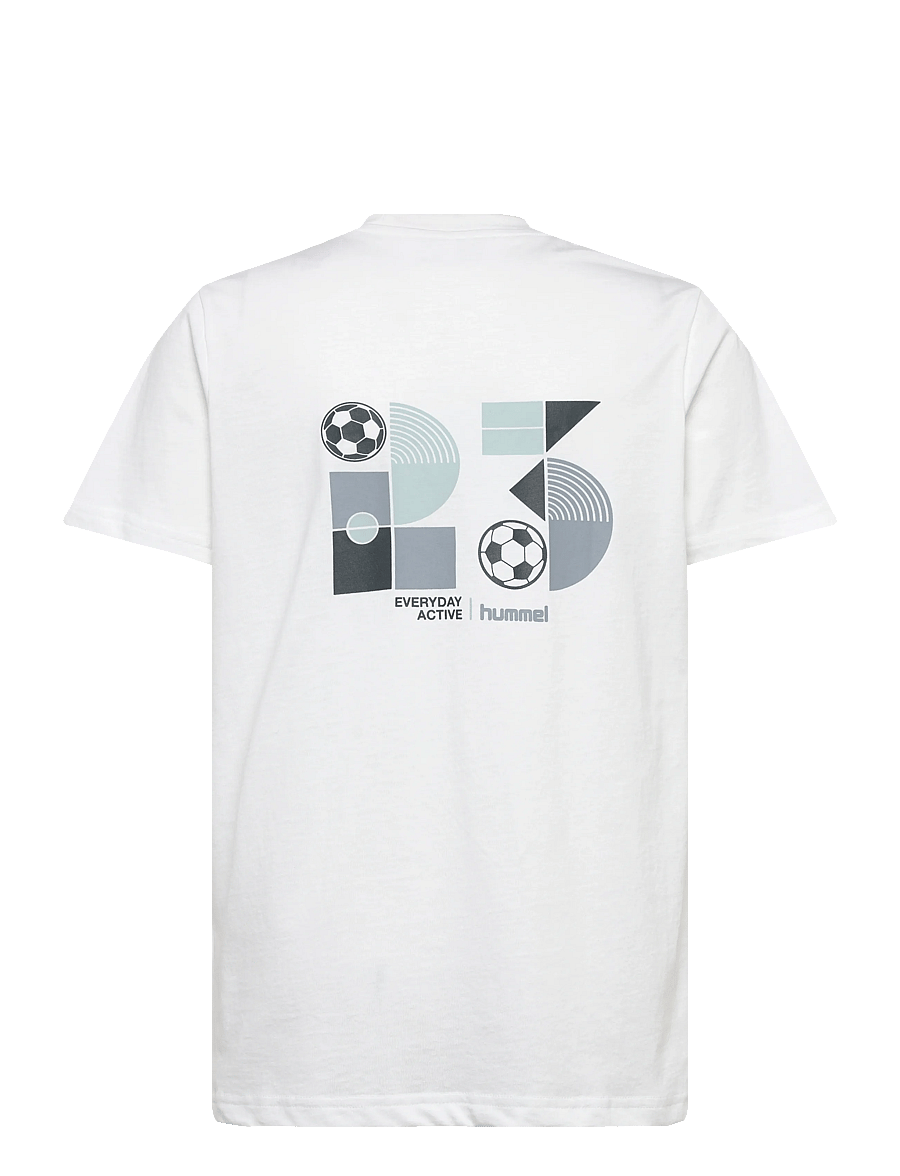 Hummel - hmlJR GRAPHIC T-SHIRT S/S - sportoberteile - white - 1