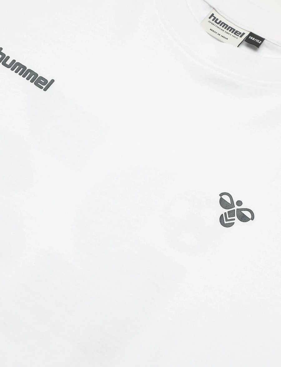 Hummel - hmlJR GRAPHIC T-SHIRT S/S - sportoberteile - white - 2