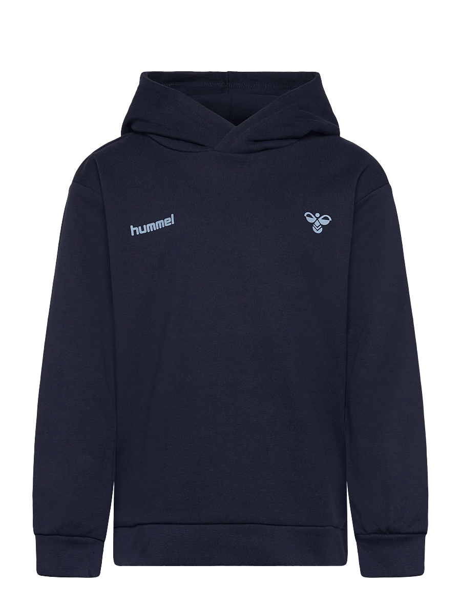 Hummel - hmlJR GRAPHIC HOODIE - hoodies - dress blues - 0