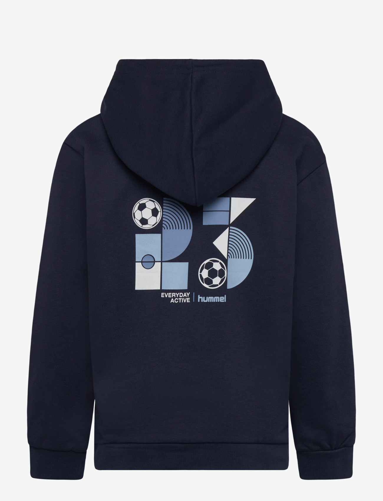 Hummel - hmlJR GRAPHIC HOODIE - huvtröjor - dress blues - 1