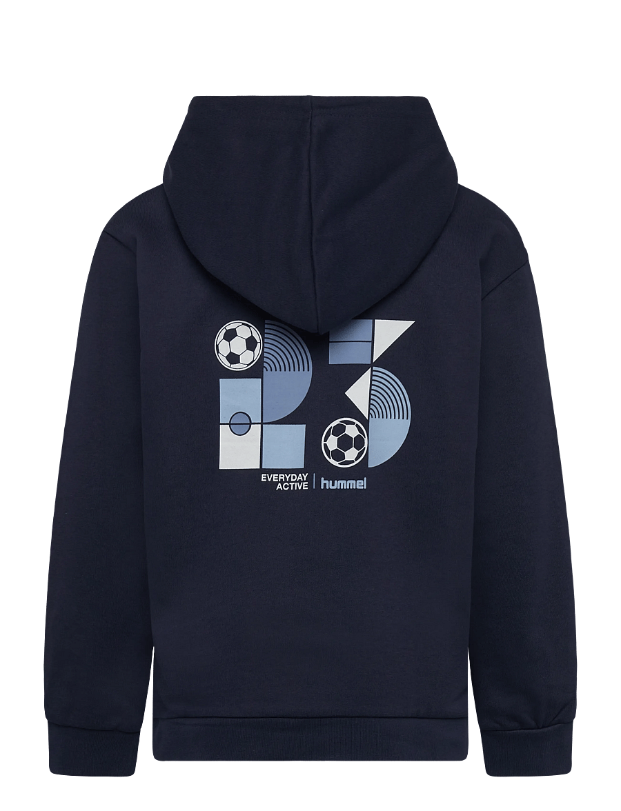 Hummel - hmlJR GRAPHIC HOODIE - hoodies - dress blues - 1