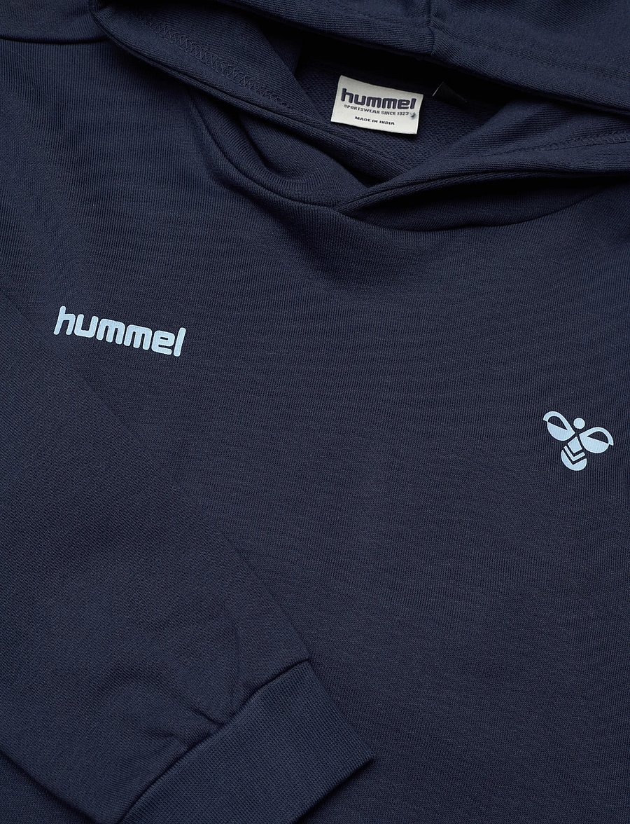 Hummel - hmlJR GRAPHIC HOODIE - hoodies - dress blues - 2