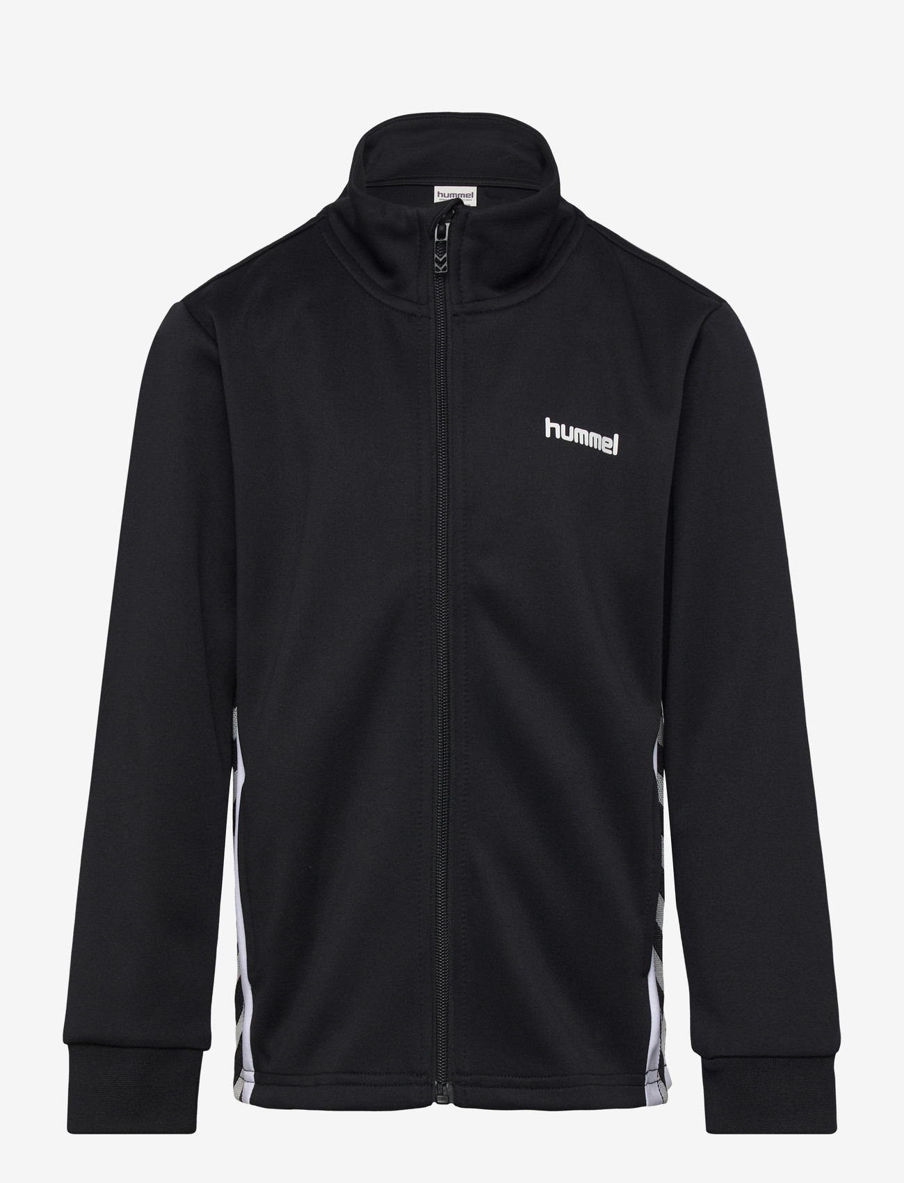 Hummel - hmlJR CHEVRON ZIP JACKET - sweatshirts - black - 0