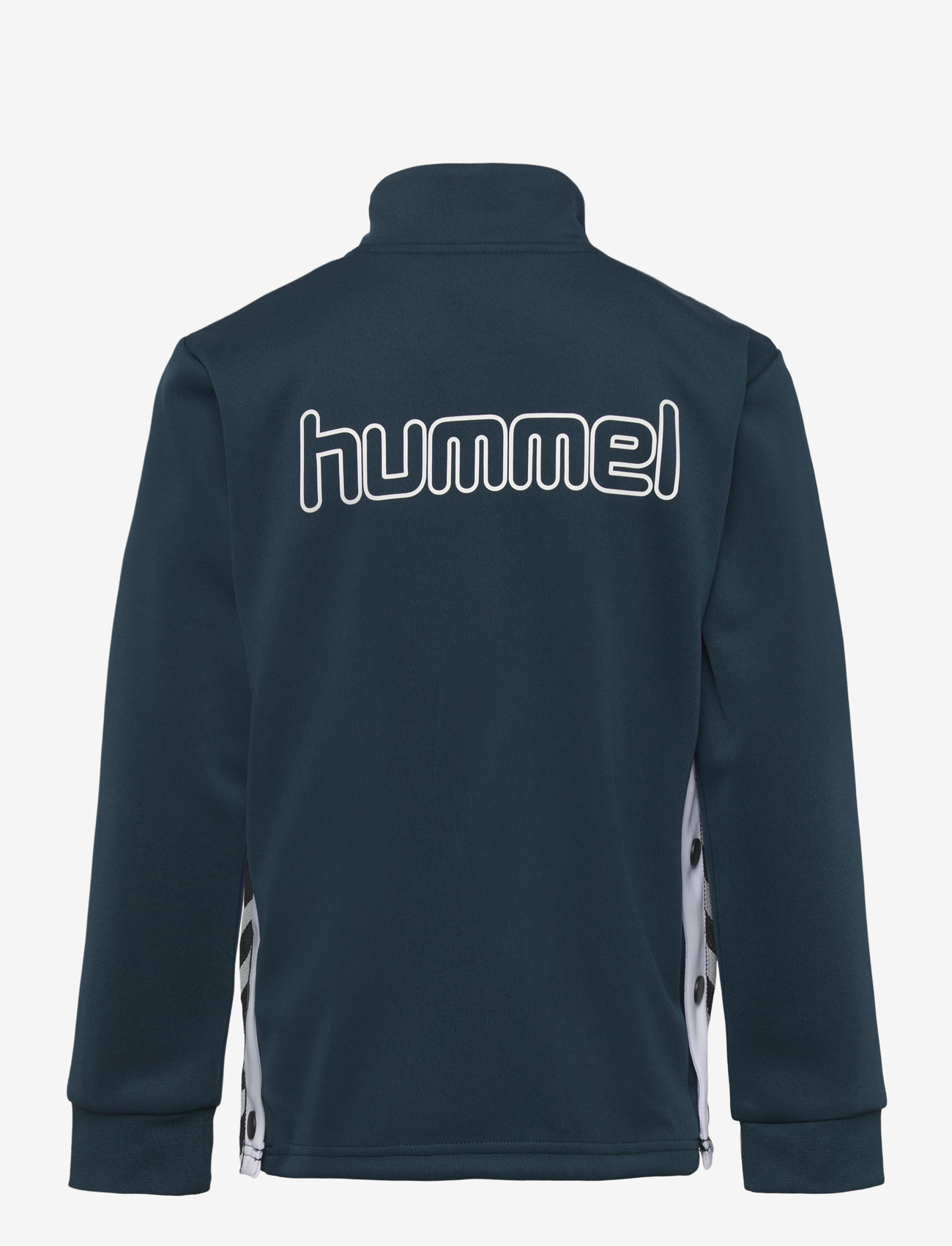 Hummel - hmlJR CHEVRON ZIP JACKET - sweatshirts - reflecting pond - 1