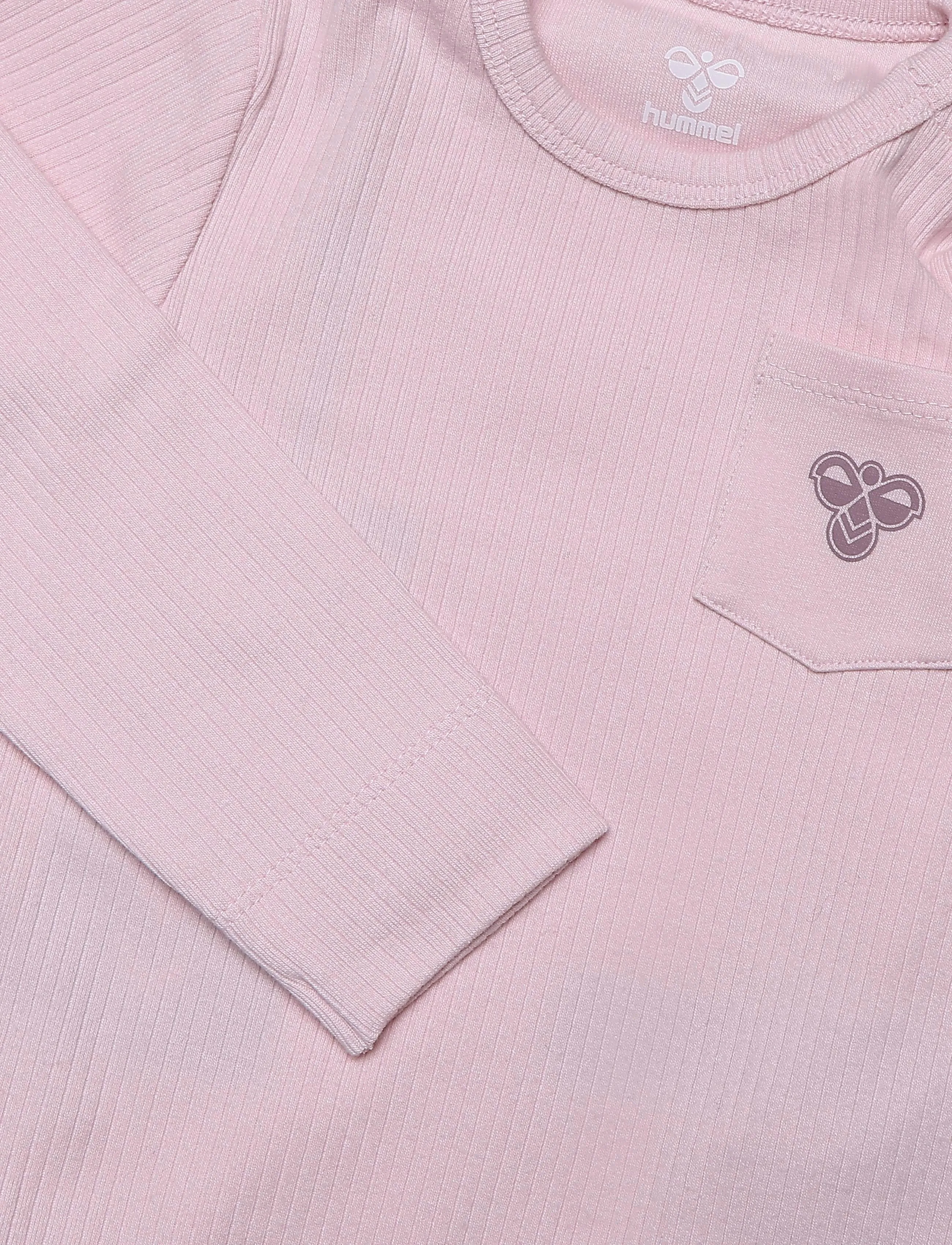 Hummel - hmlMINI POCKET BODY L/S BTS - pikkade varrukatega bodid - pale lilac - 2