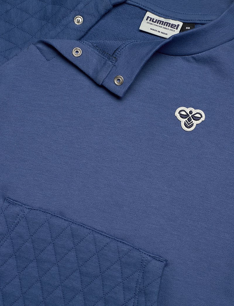 Hummel - hmlMINI LOOSE QUILT POC SWEATSHIRT - sweatshirts - dutch blue - 2