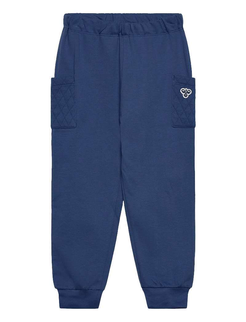 Hummel - hmlMINI LOOSE QUILT POCKET PANTS - sweatpants - dutch blue - 0