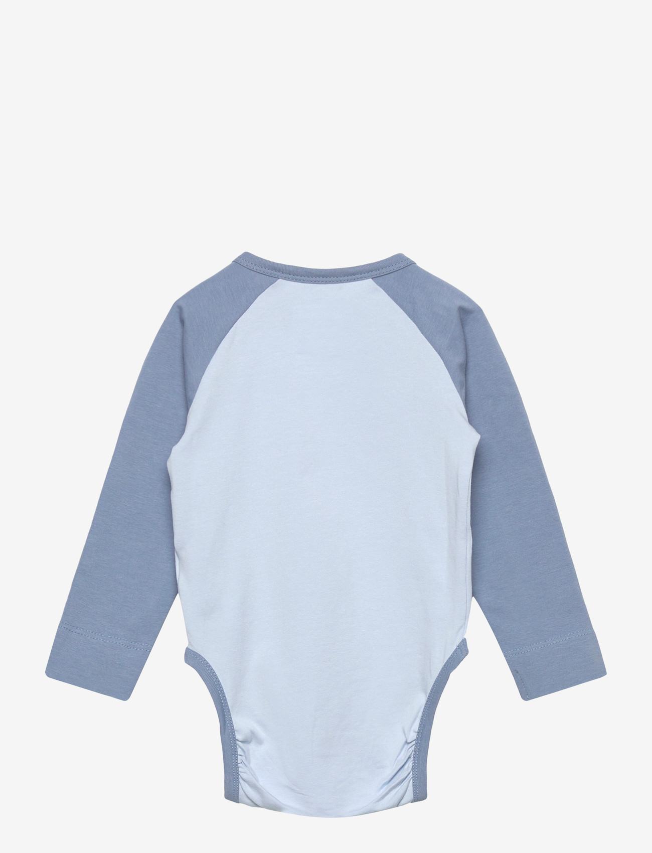 Hummel - hmlMINI RAGLAN BODY L/S BEE - långärmade bodies - faded denim - 1