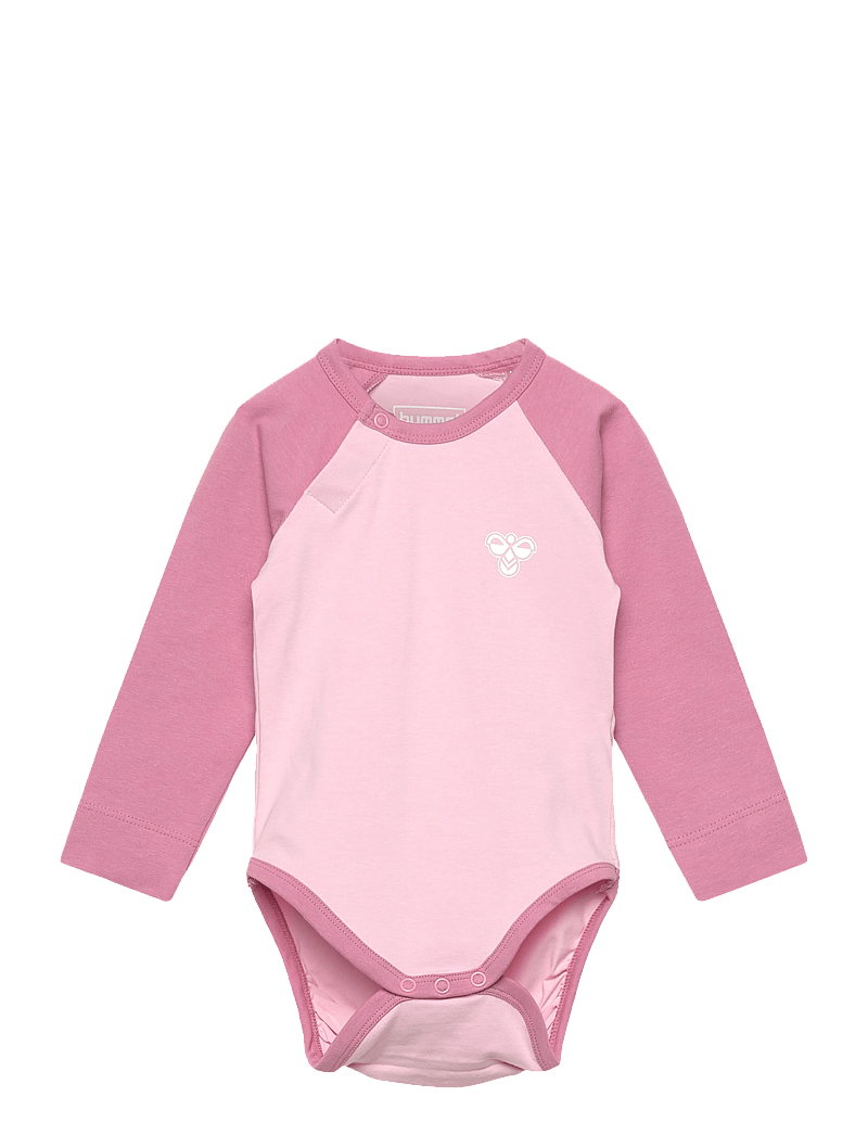 Hummel - hmlMINI RAGLAN BODY L/S BEE - långärmade bodies - polignac - 0