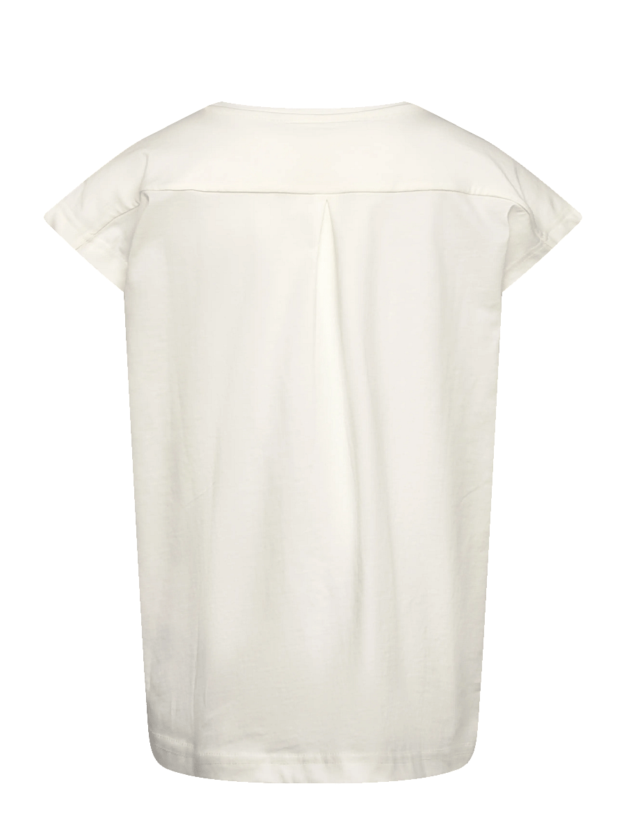 Hummel - hmlJR REG T-SHIRT S/L BIG BEE - sportoberteile - blanc de blanc - 1