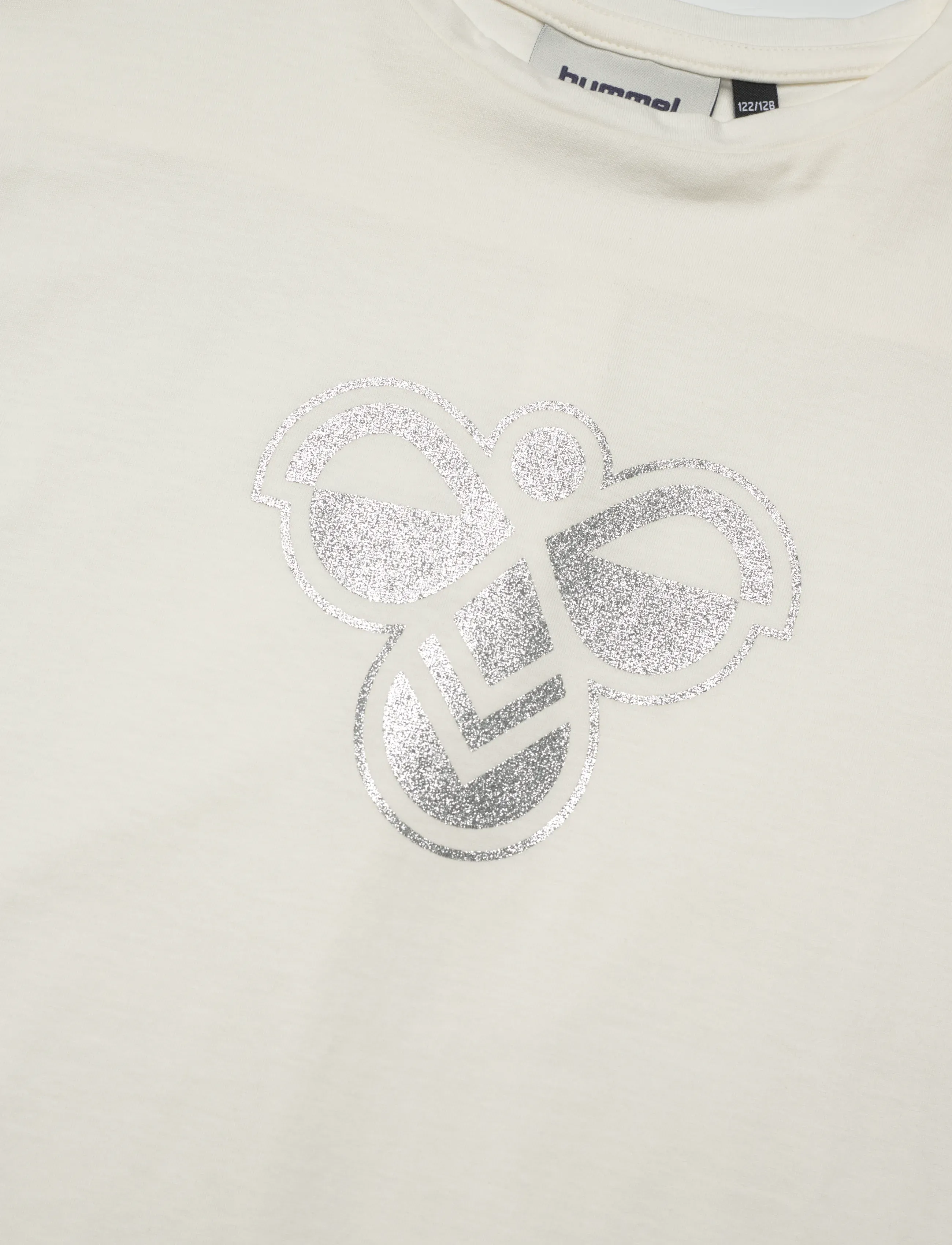 Hummel - hmlJR REG T-SHIRT S/L BIG BEE - sportoberteile - blanc de blanc - 2