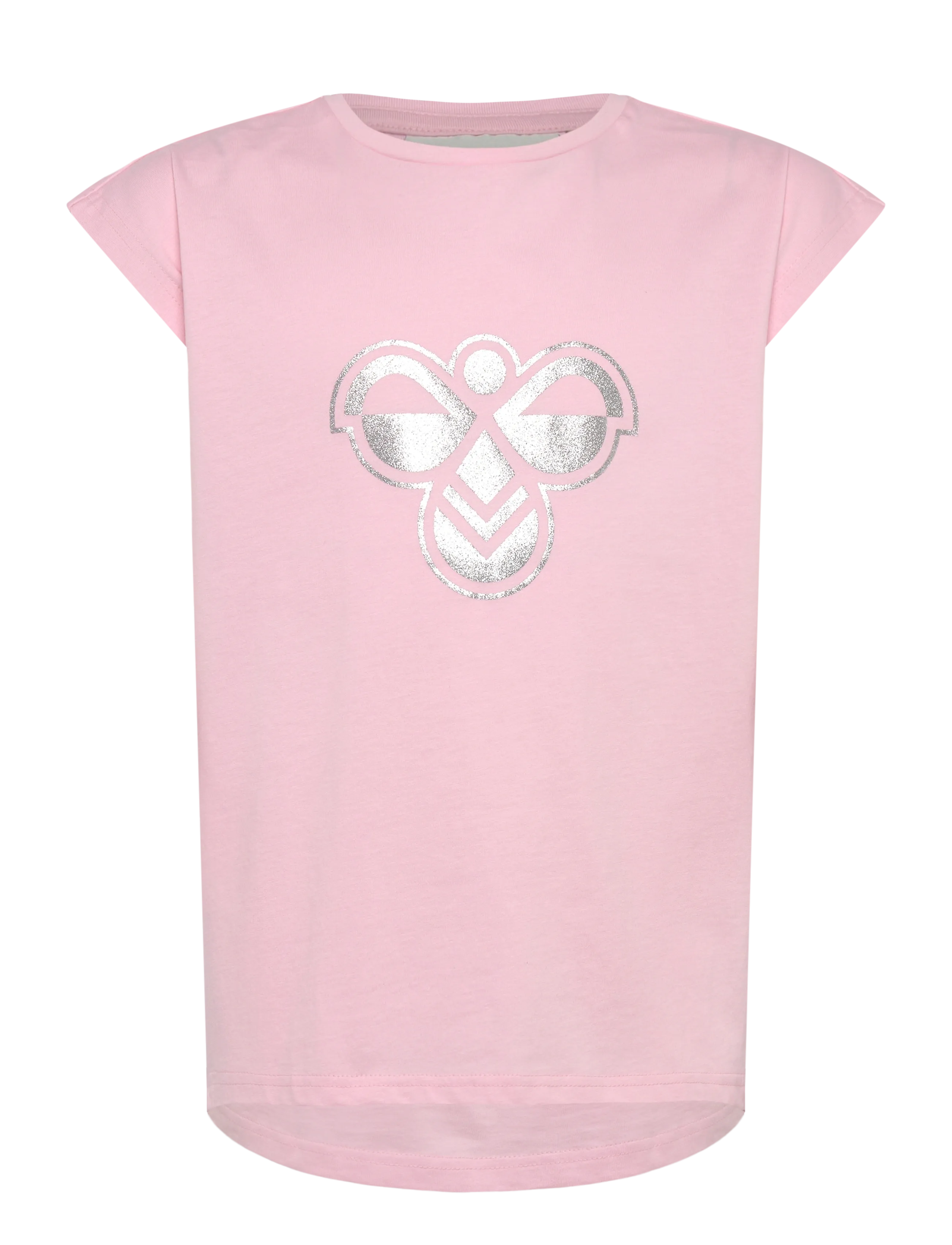 Hummel hmlJR REG T-SHIRT S/L BIG BEE - Riided - ROSEATE SPOONBILL / pink/rose