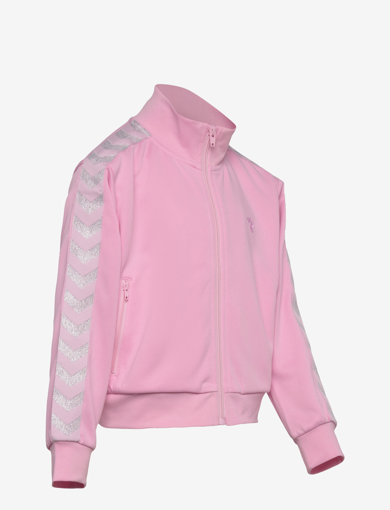 Hummel - hmlJR REG POLY TAPE GIRL ZIP JACKET - outerwear - roseate spoonbill - 2