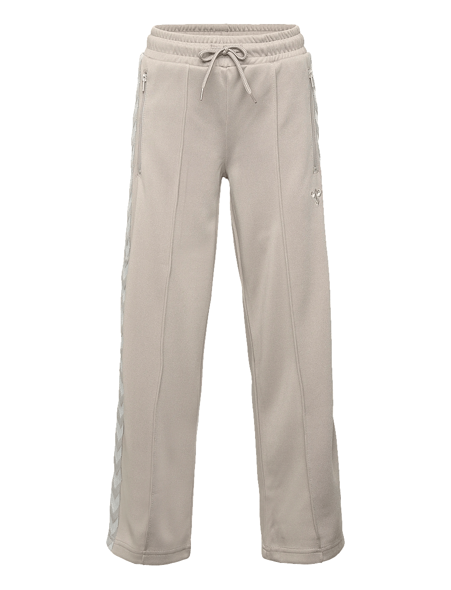 Hummel - hmlJR WIDE LEG POLY TAPE PANTS - jogginghosen - rock ridge - 0