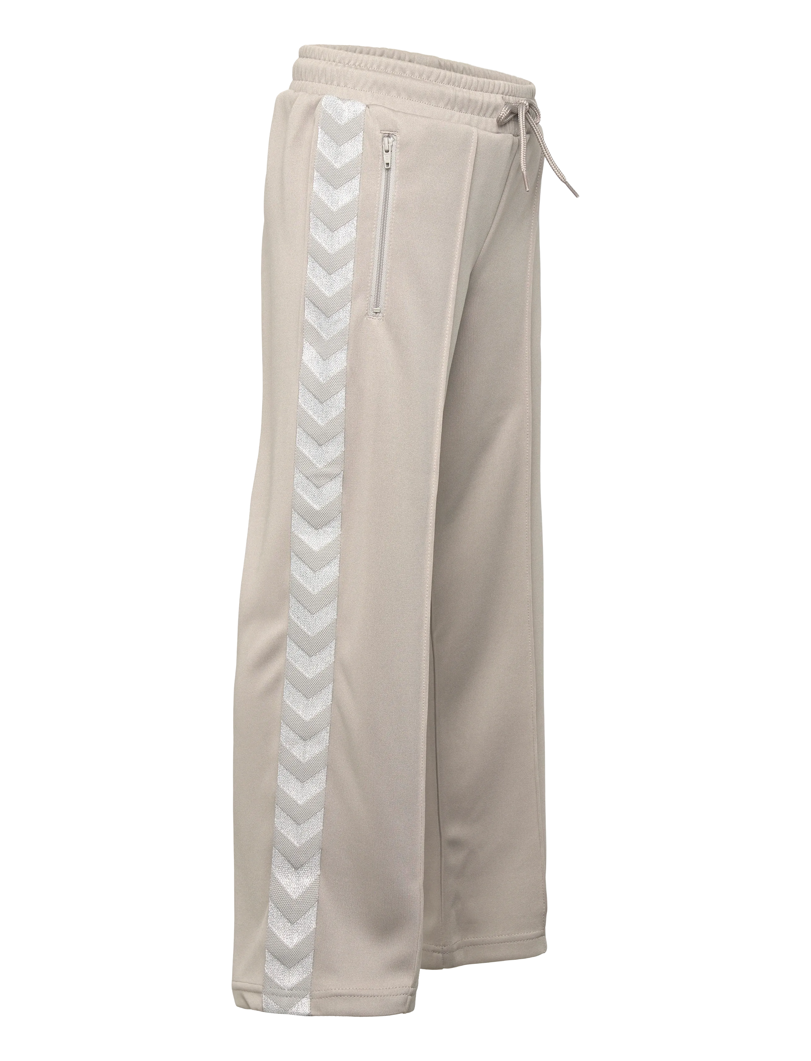 Hummel - hmlJR WIDE LEG POLY TAPE PANTS - sweatpants - rock ridge - 3