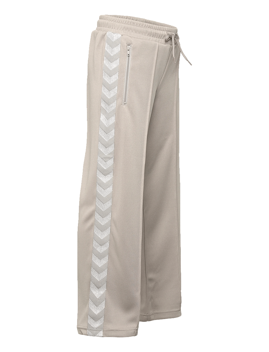Hummel - hmlJR WIDE LEG POLY TAPE PANTS - jogginghosen - rock ridge - 3
