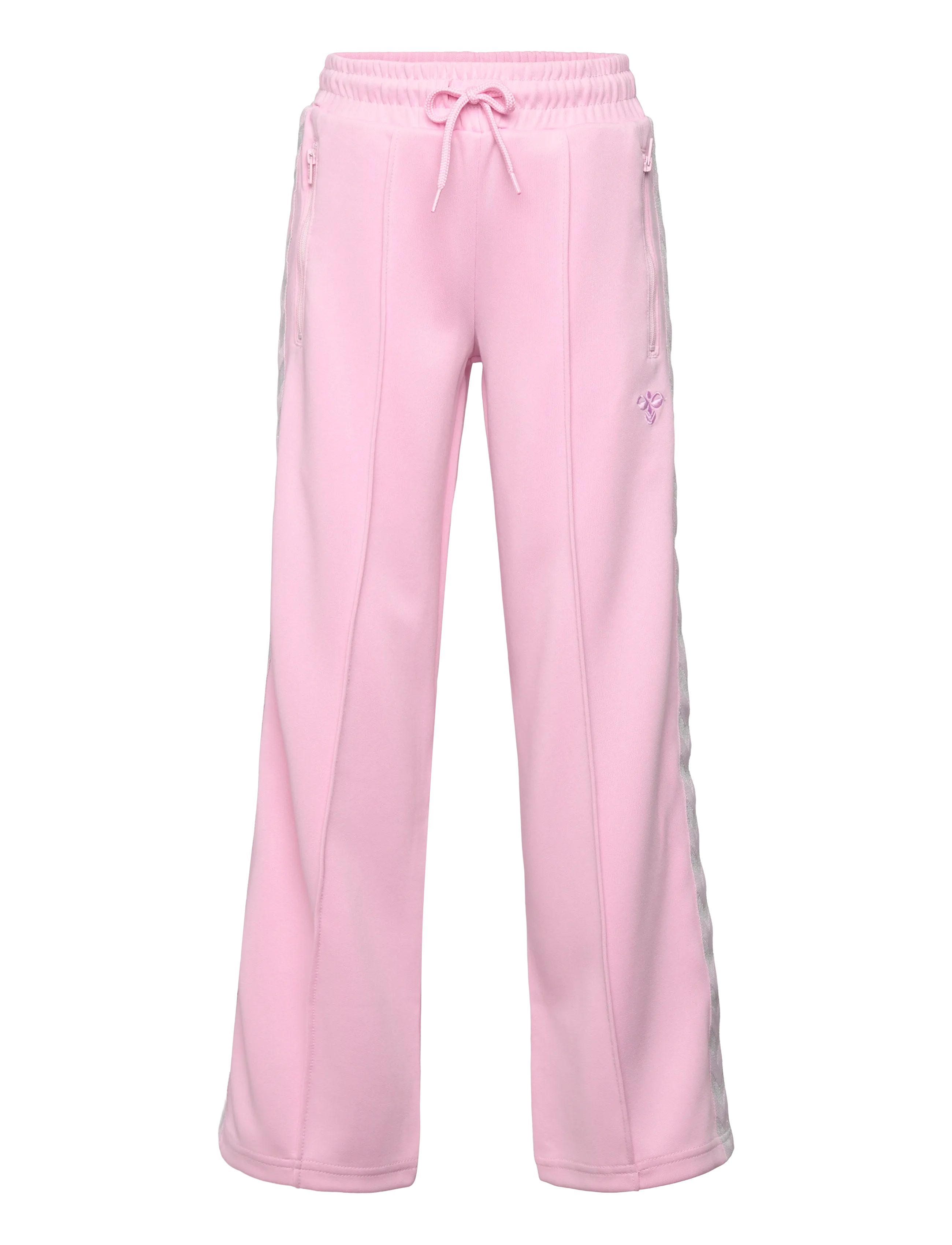 Hummel hmlJR WIDE LEG POLY TAPE PANTS - Hummel - ROSEATE SPOONBILL / pink/rose