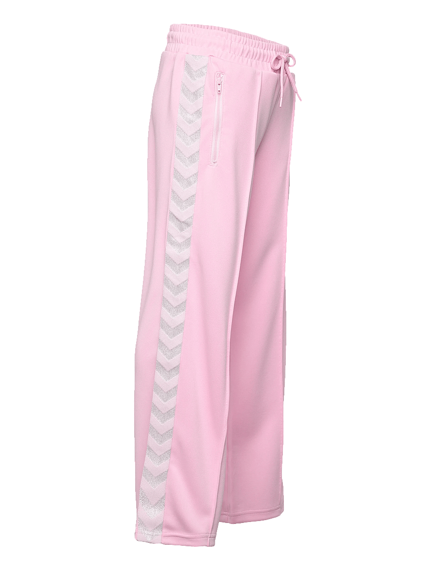 Hummel - hmlJR WIDE LEG POLY TAPE PANTS - sweatpants - roseate spoonbill - 3