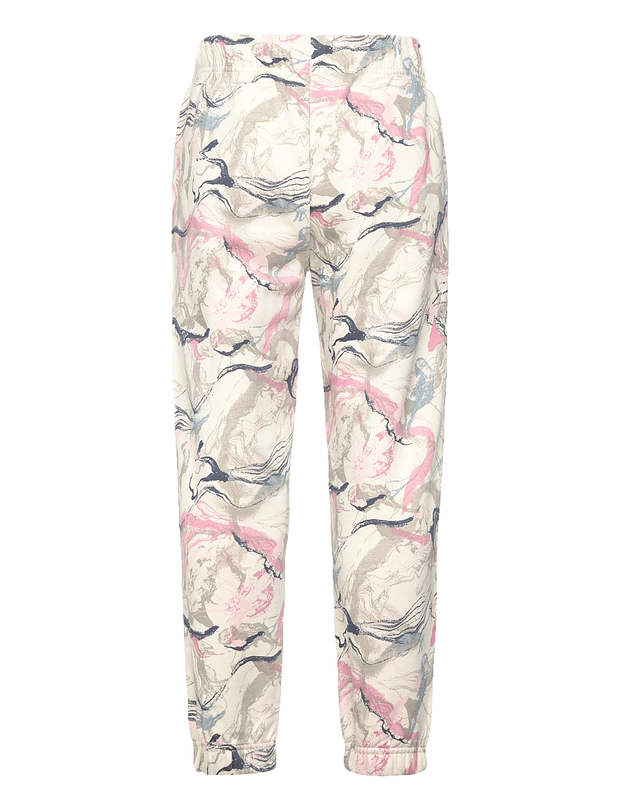 Hummel - hmlJR LOOSE AOP ADJ WAIST PANTS - jogginghosen - silver birch - 1