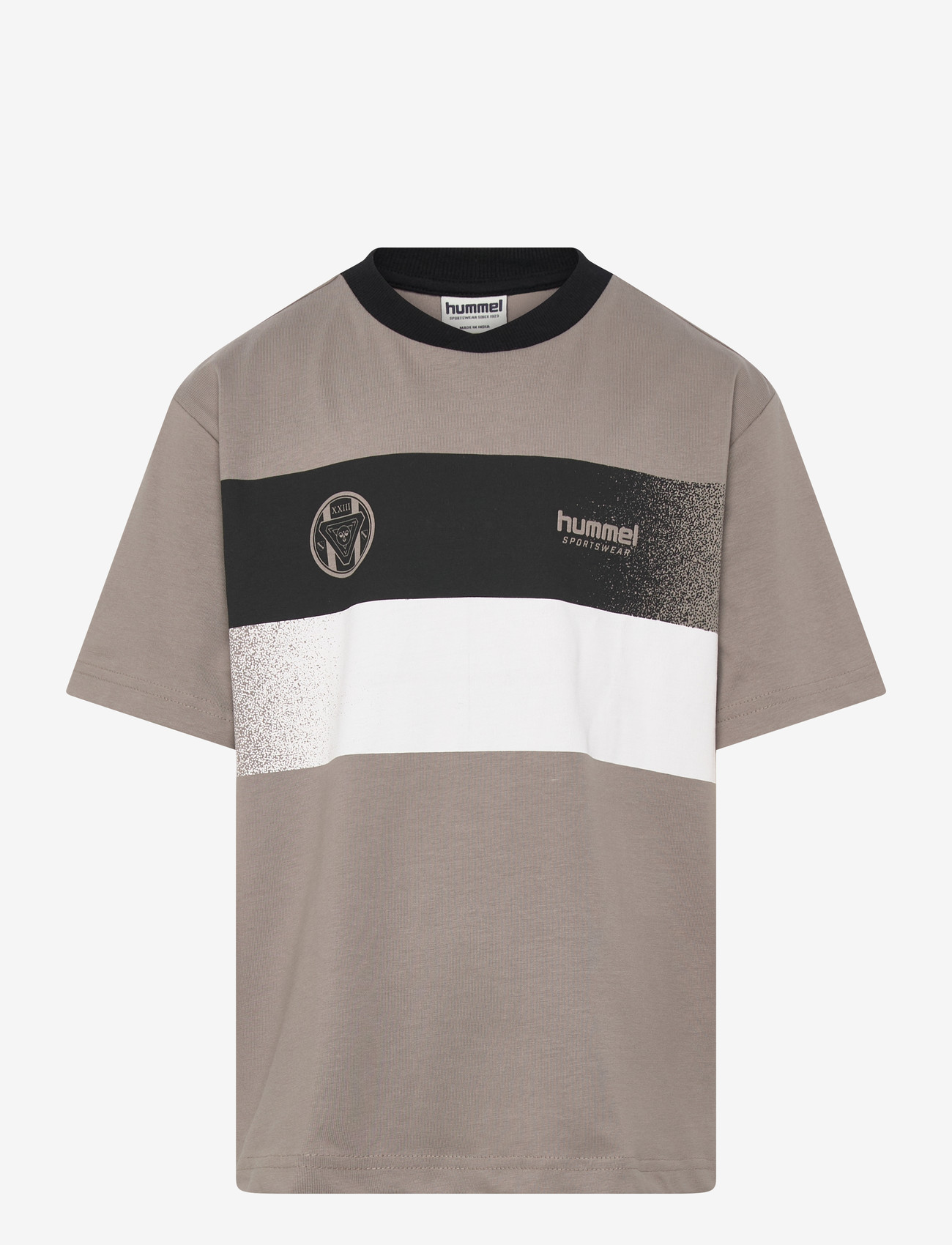 Hummel - hmlJR LOOSE CHANGE T-SHIRT SS - sportstoppe - rock ridge - 0