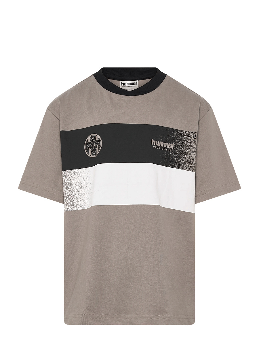 Hummel - hmlJR LOOSE CHANGE T-SHIRT SS - sporditopid - rock ridge - 0