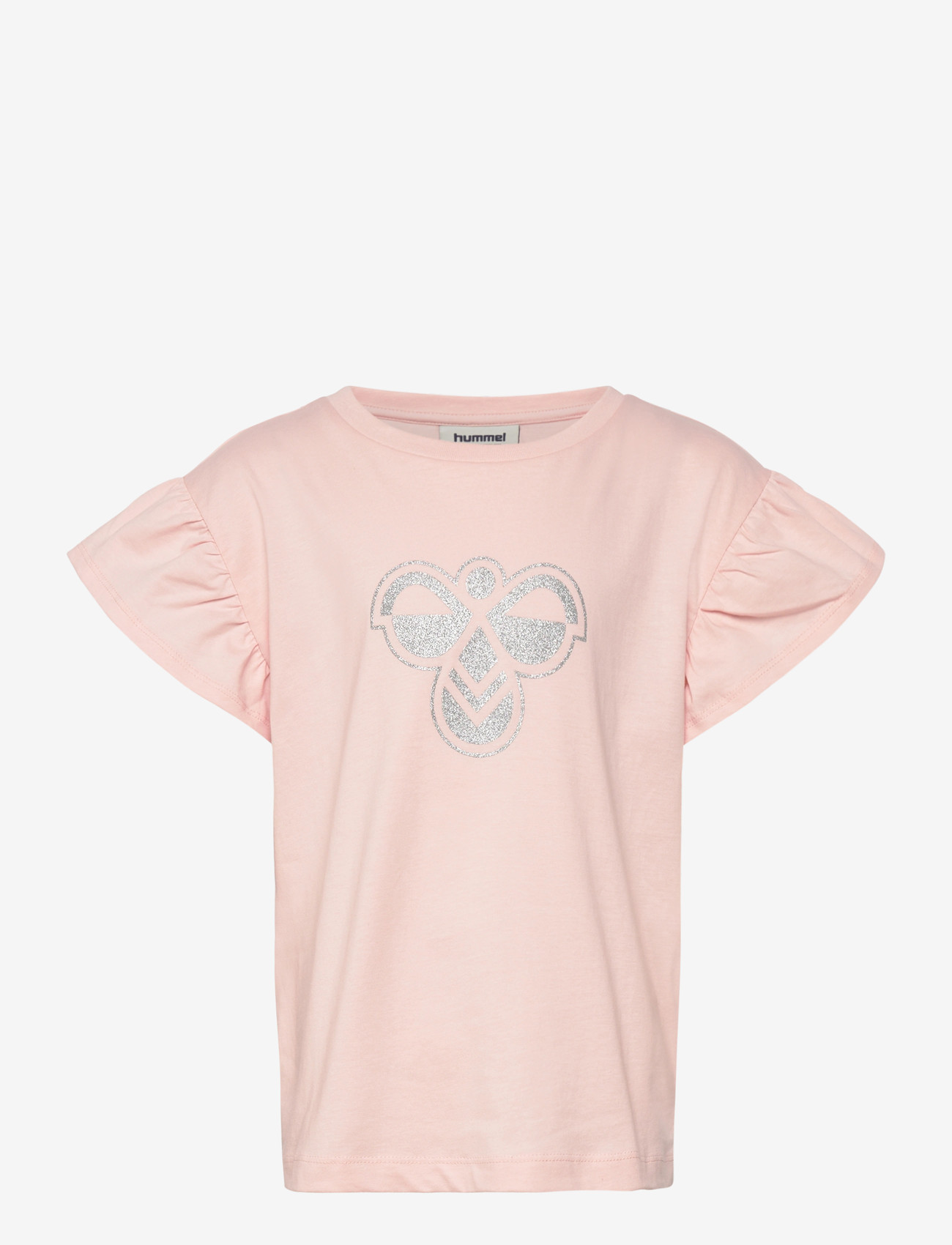 Hummel - hmlJR RUFFLE T-SHIRT SS BIG BEE - kortærmede t-shirts - pale lilac - 0