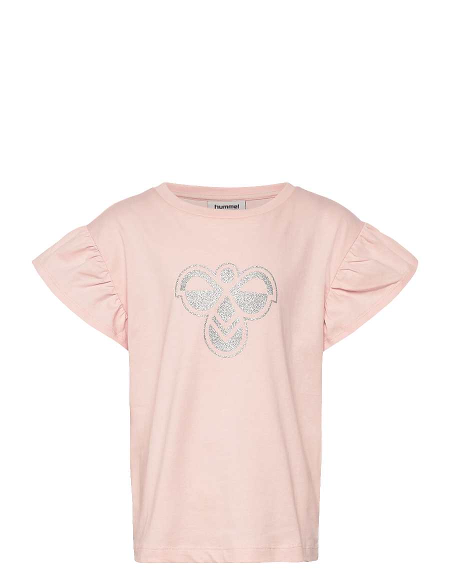 Hummel - hmlJR RUFFLE T-SHIRT SS BIG BEE - kurzärmelig - pale lilac - 0