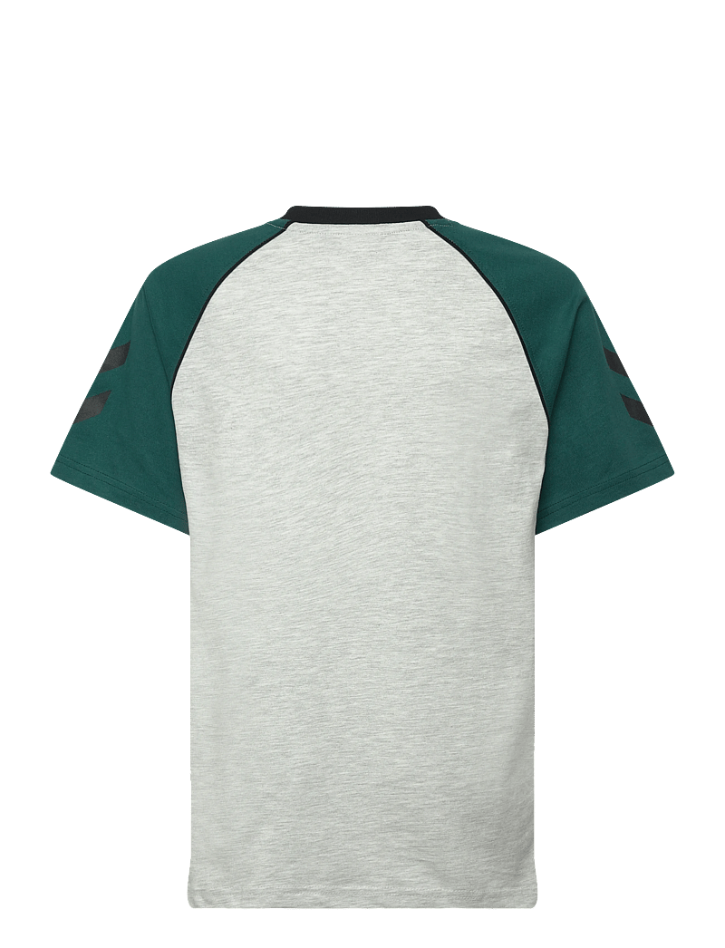 Hummel - hmlJR REG V-NECK T-SHIRT SS - sportstoppe - light grey melange - 1