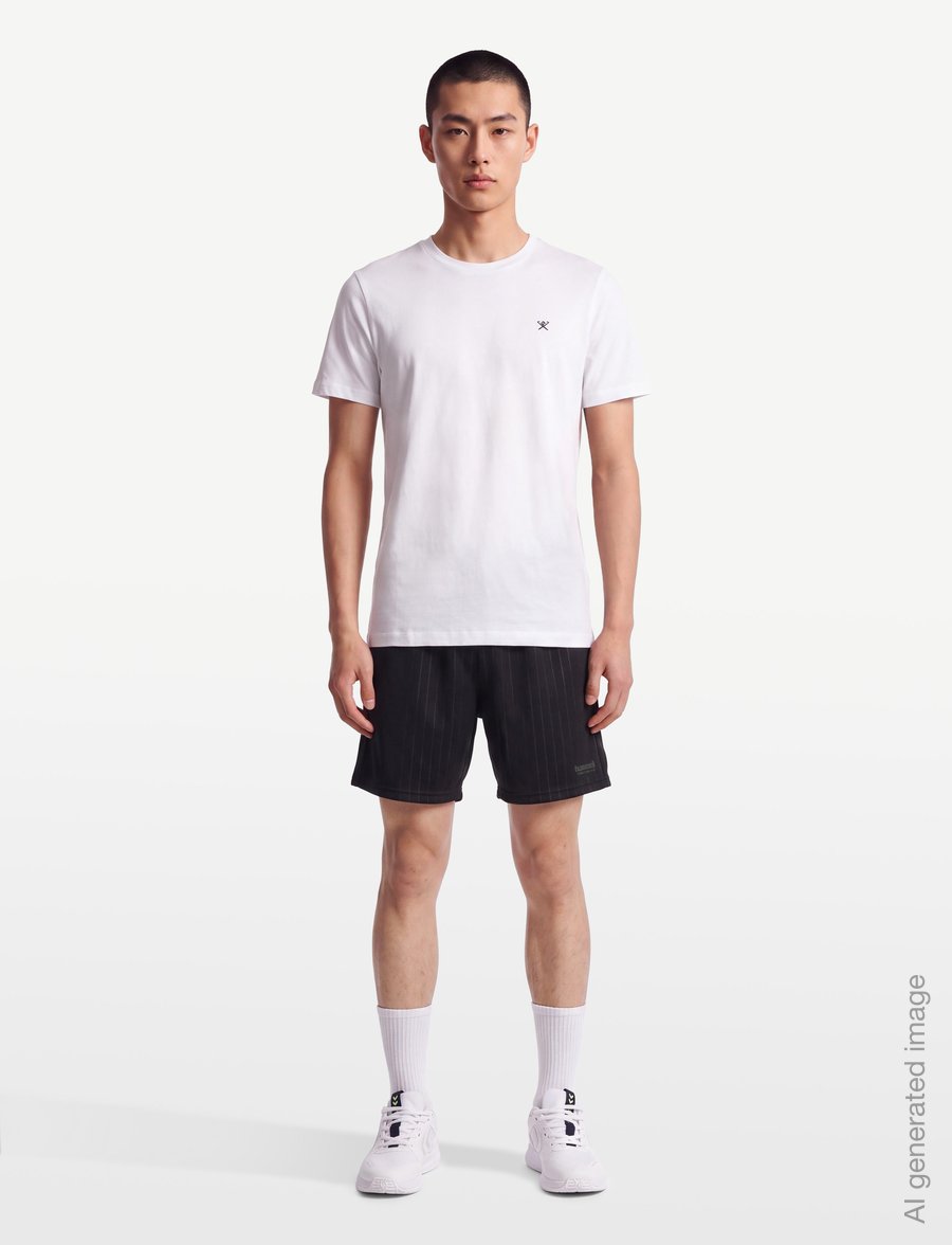 Hummel - hmlSTRIPE SHORTS - träningsshorts - black - 0