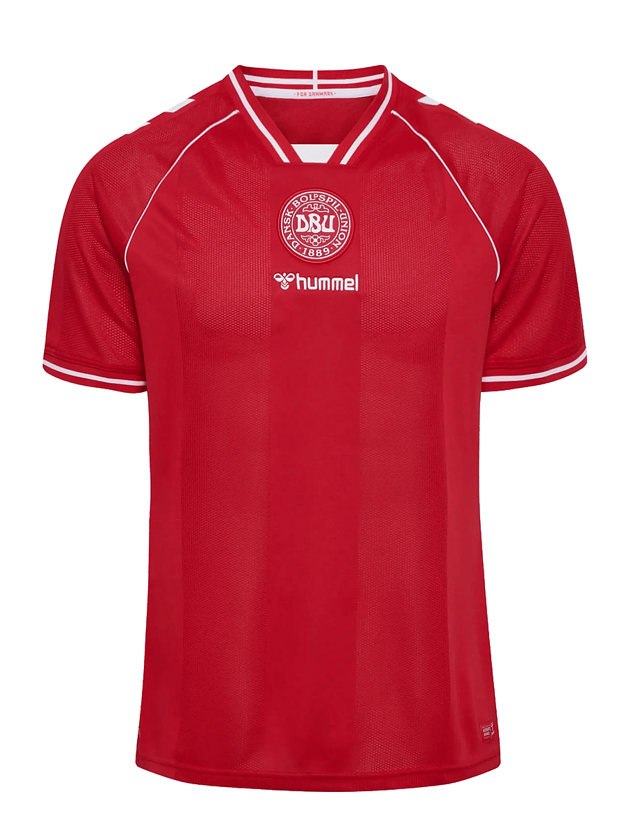 Hummel - DBU 26 HOME JERSEY S/S - jalgpallisärgid - tango red - 0